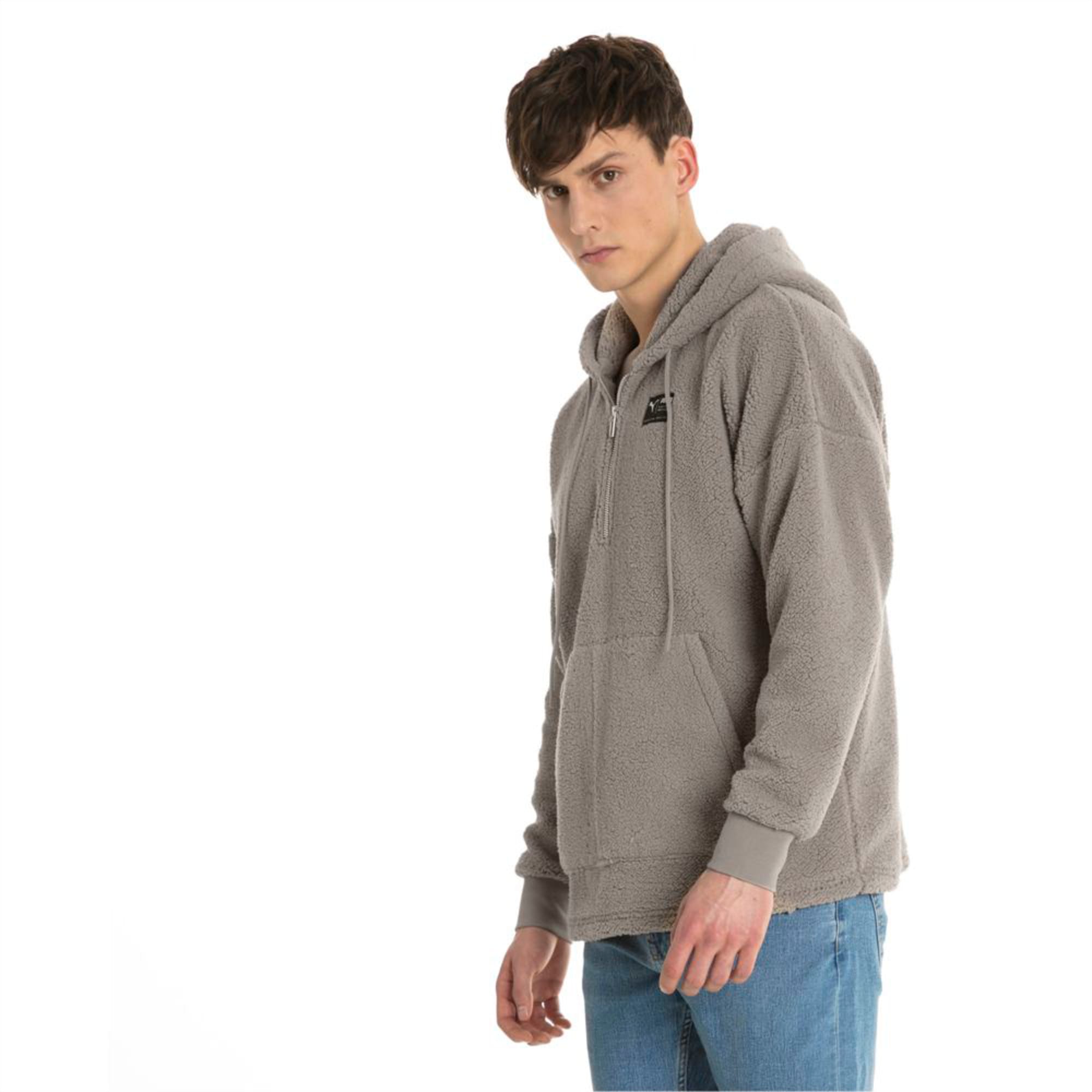 puma downtown sherpa hoodie
