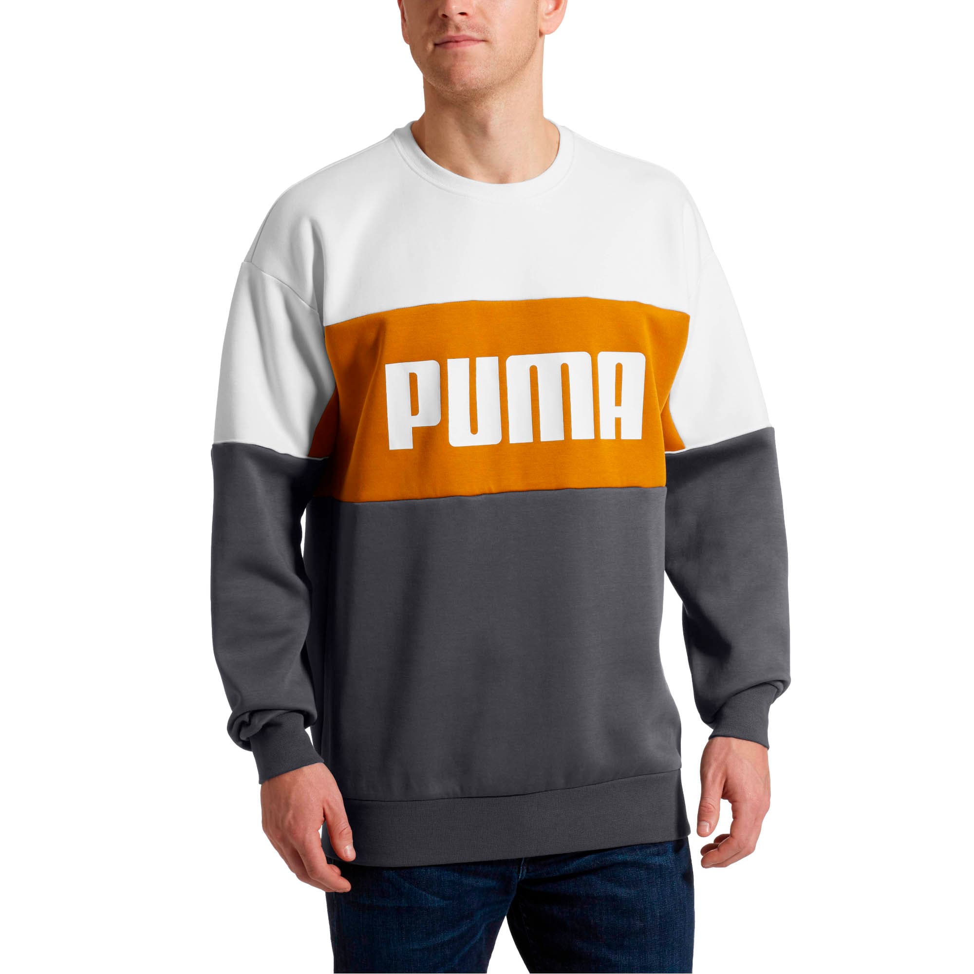 Puma retro crew sweatshirt clearance