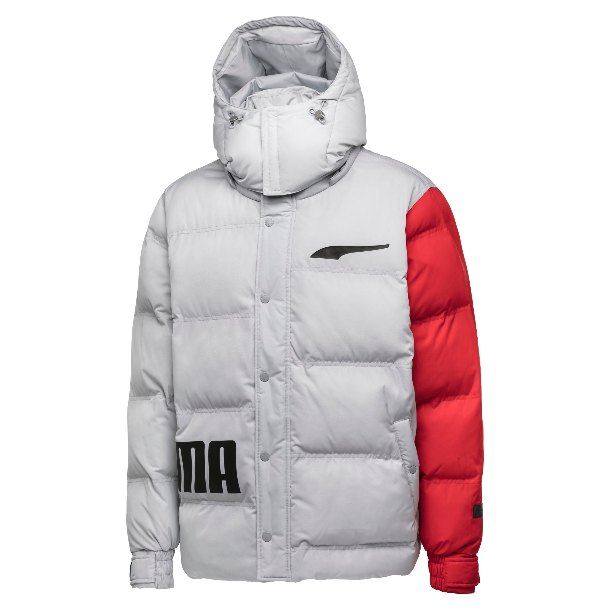 puma quilted jacket with hood