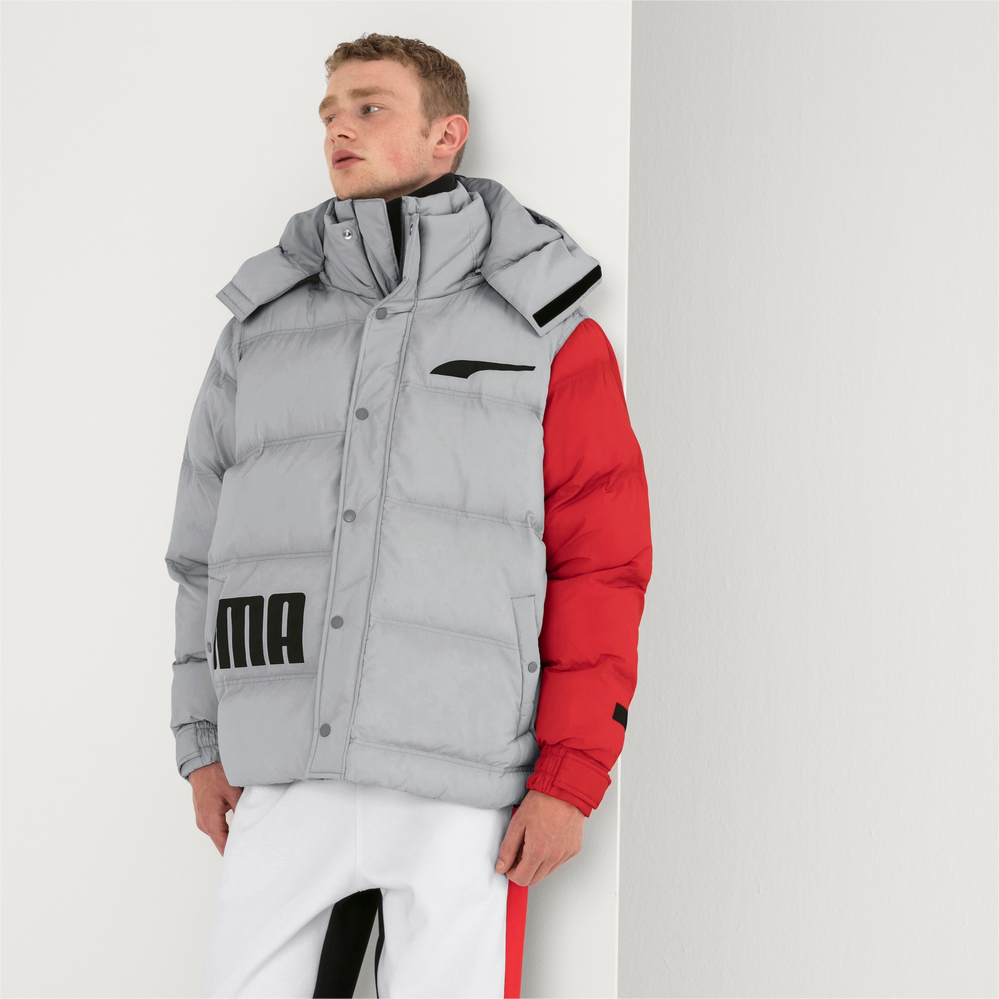 puma x ader error long puffer jacket