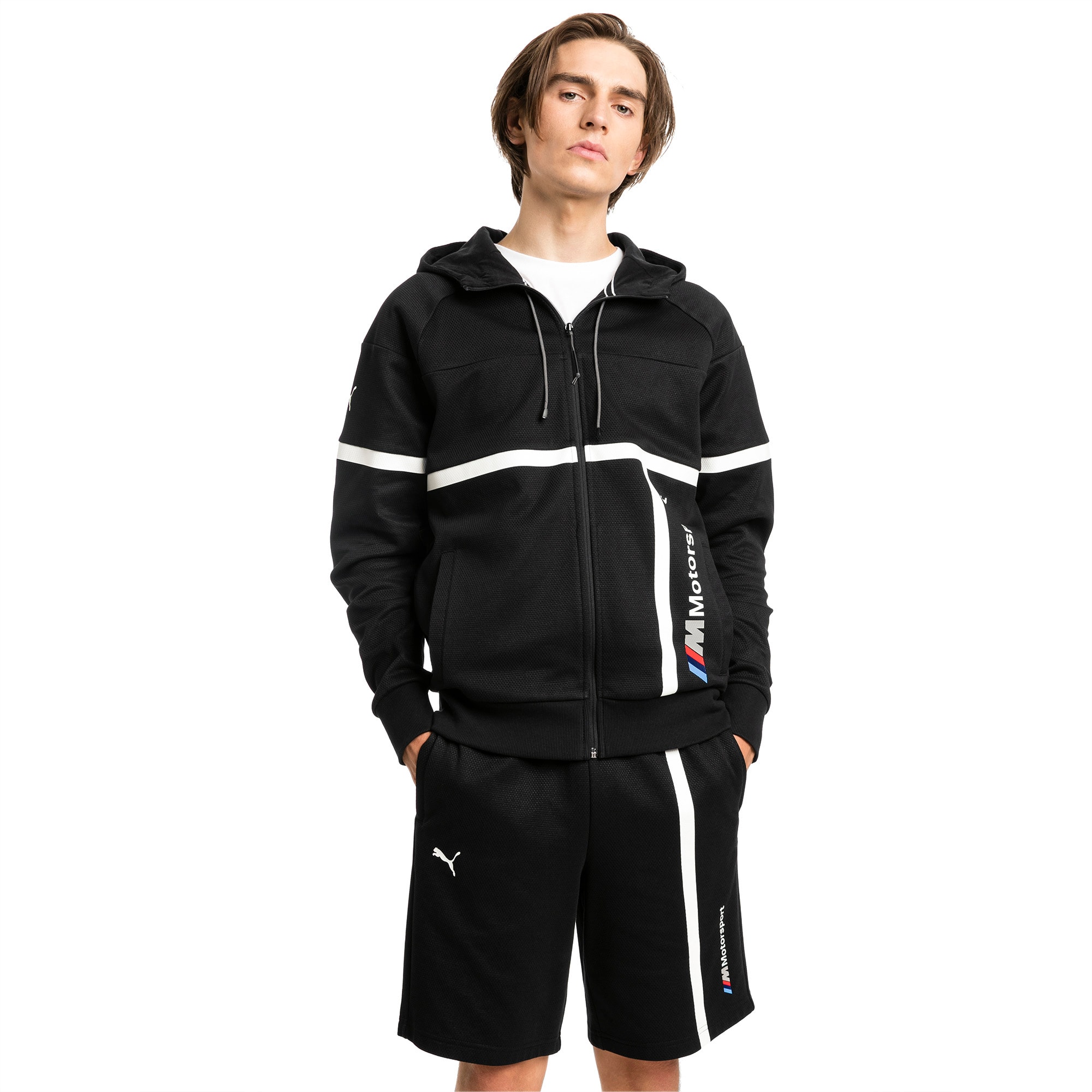 puma bmw ms hooded sweat jacket