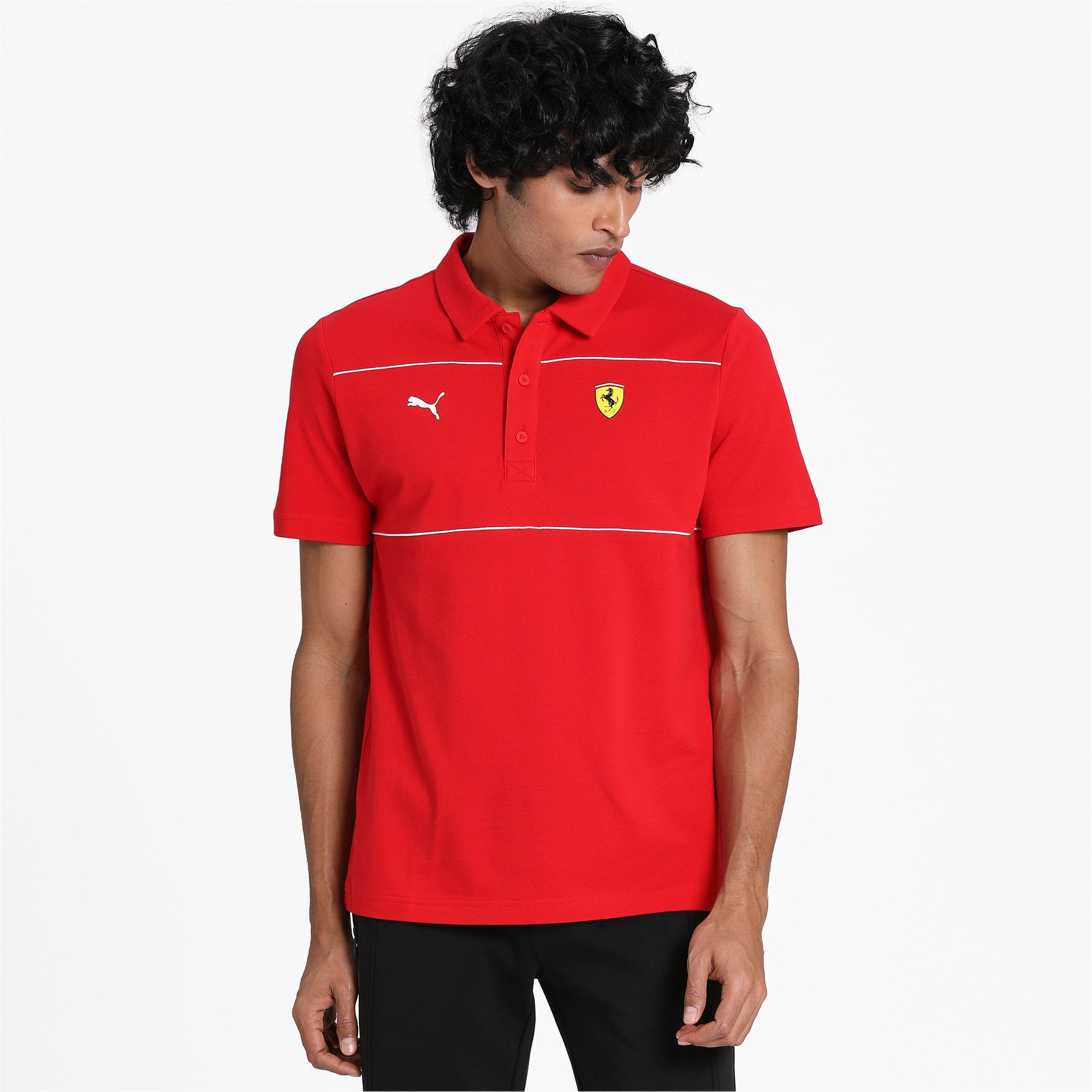 Ferrari Men's Branded Polo Shirt PUMA