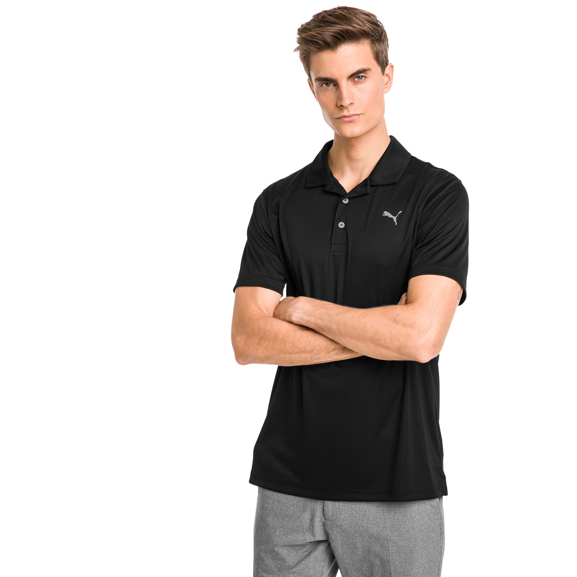 Polo da golf Rotation uomo | Puma Black | PUMA Golf | PUMA Italia