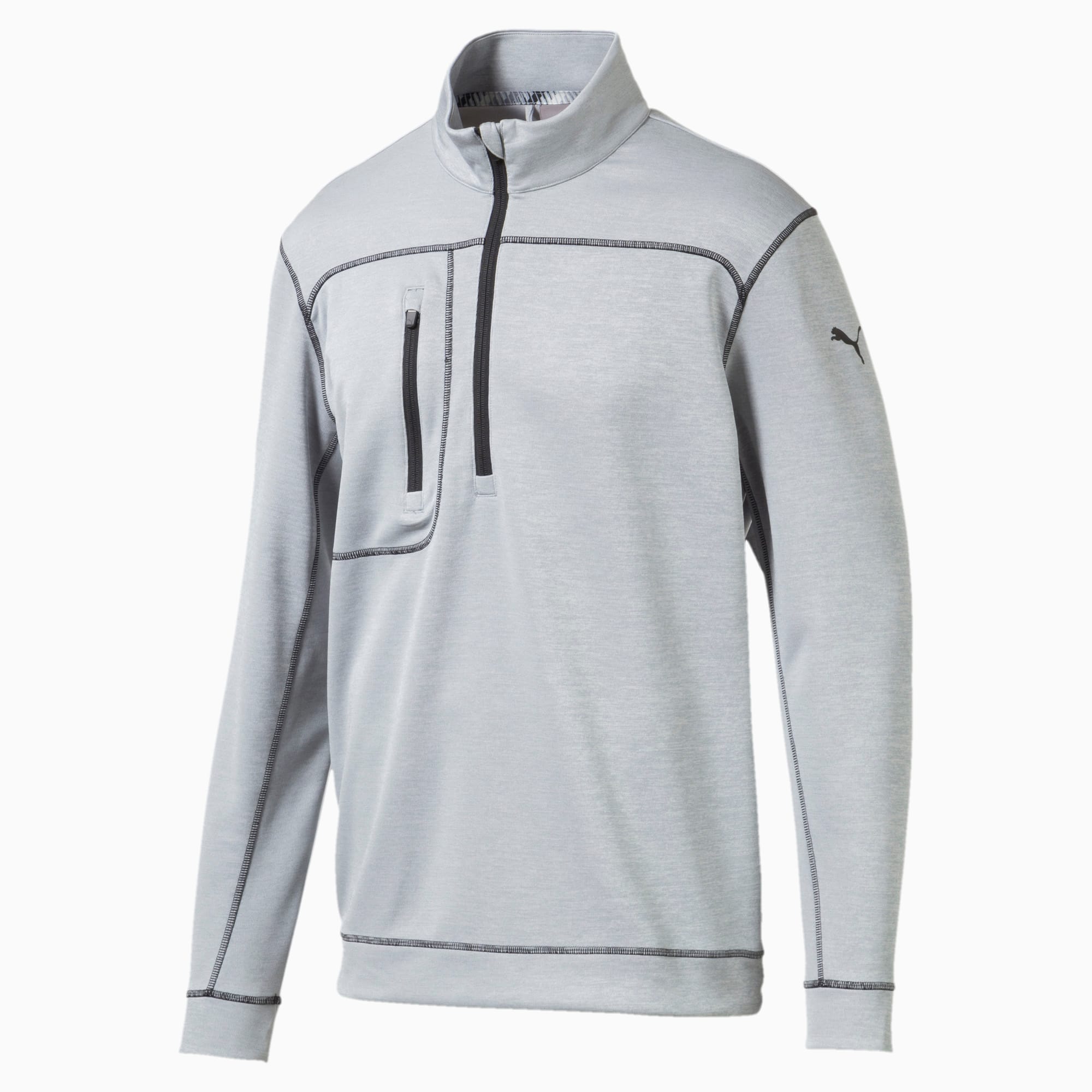 puma men's quarter zip golf pullover