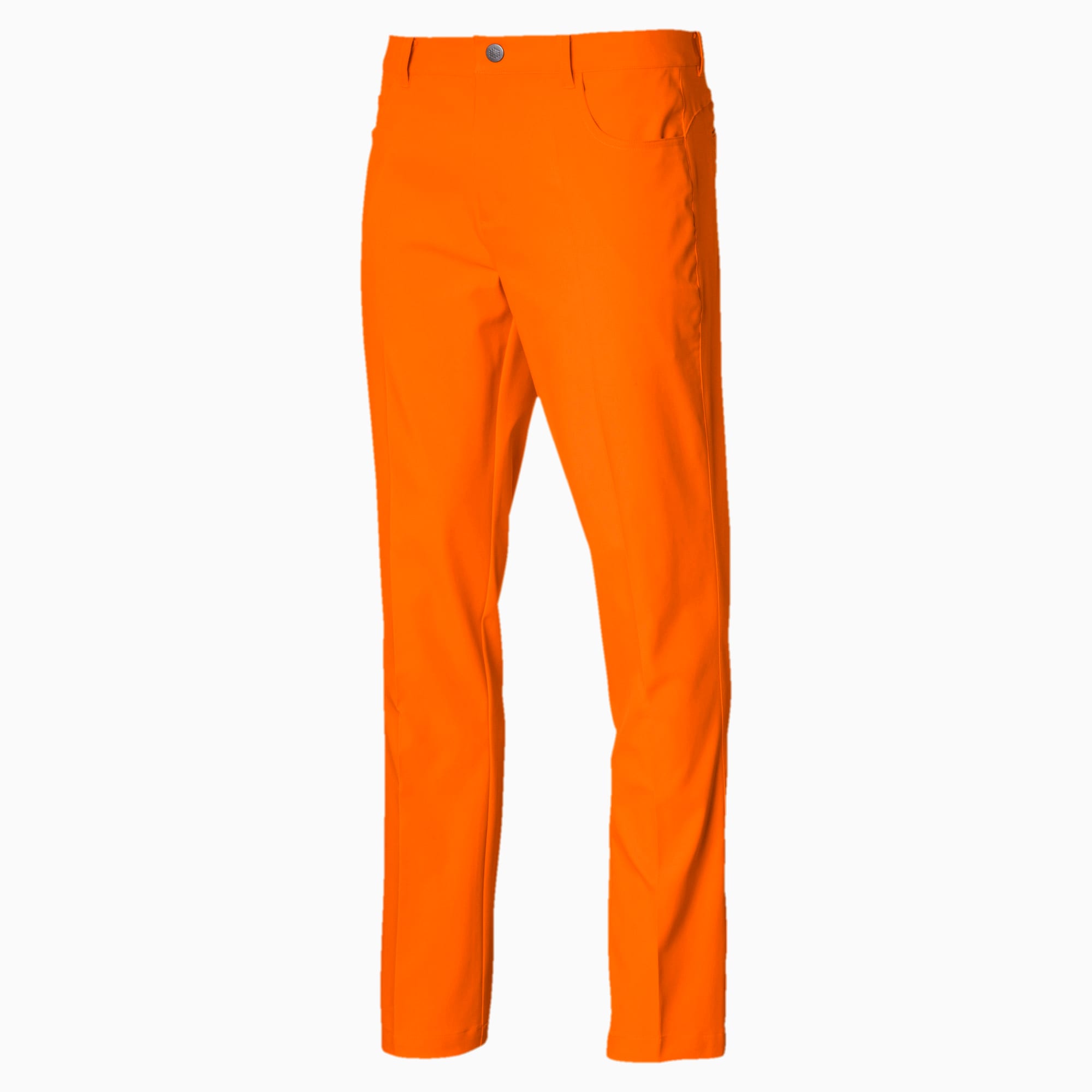 orange puma pants