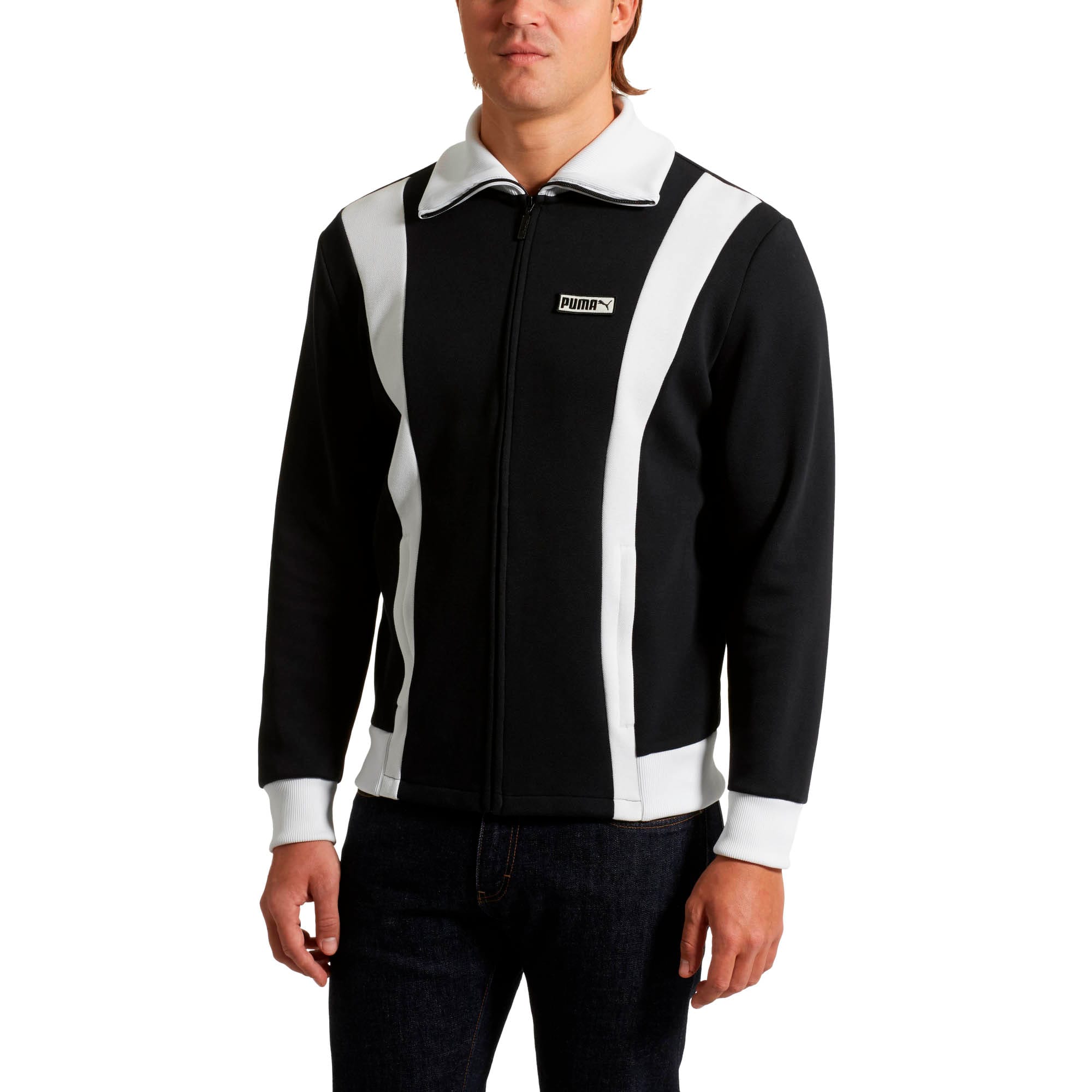 puma men's cotton track jacket