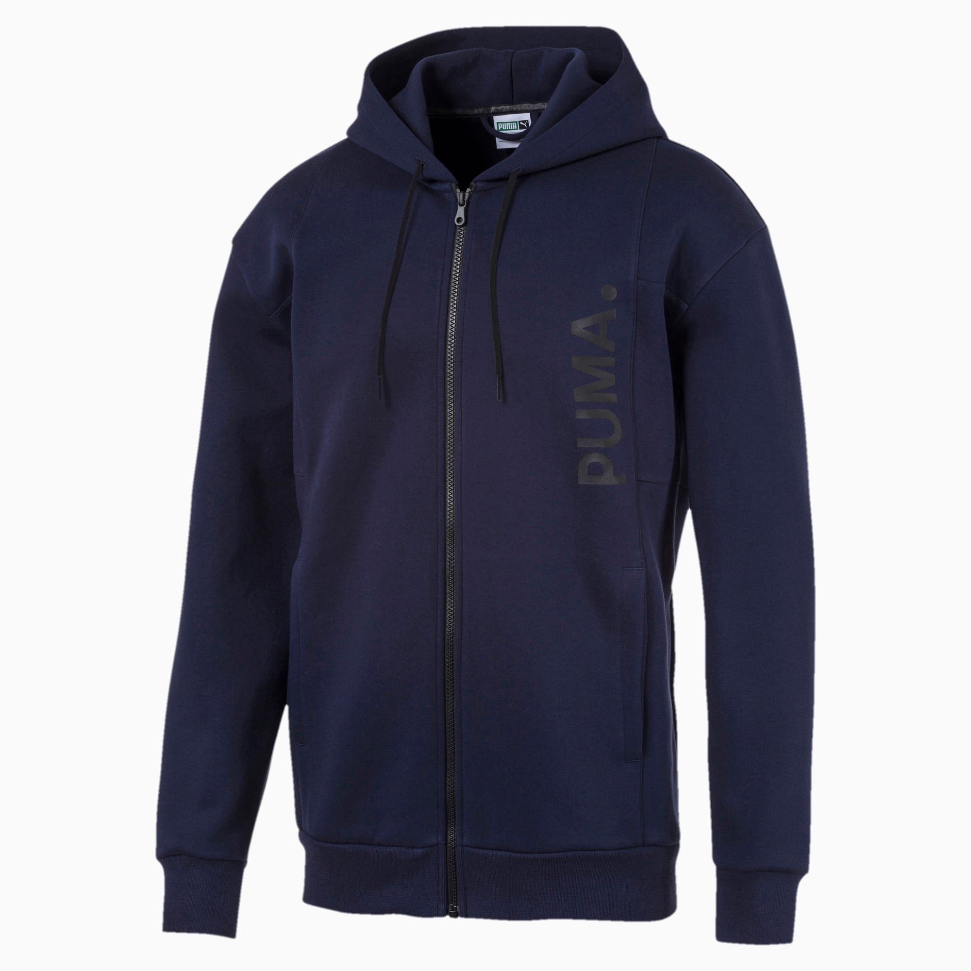 Navy blue puma hoodie hotsell