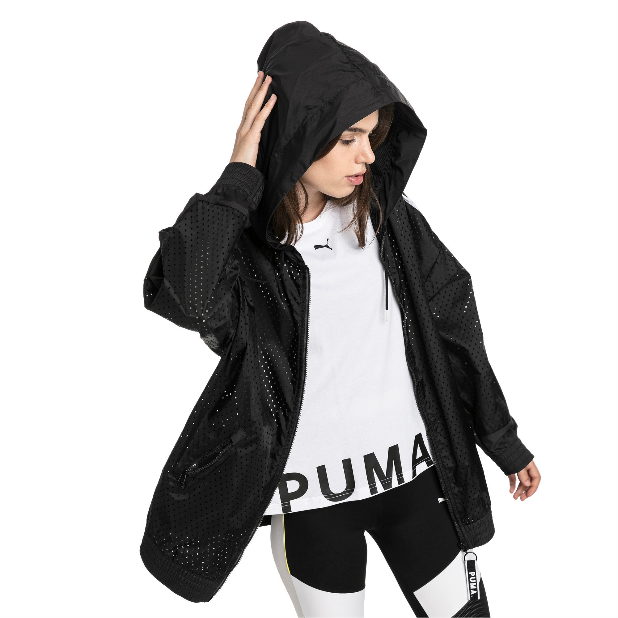 puma black jacket womens