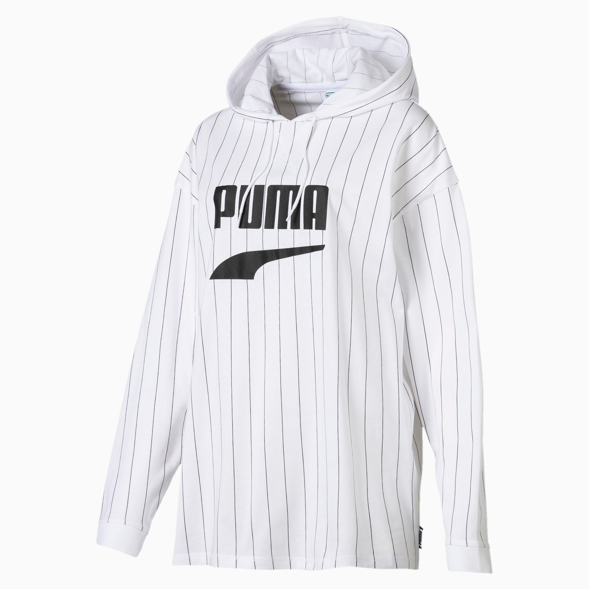 puma striped hoodie