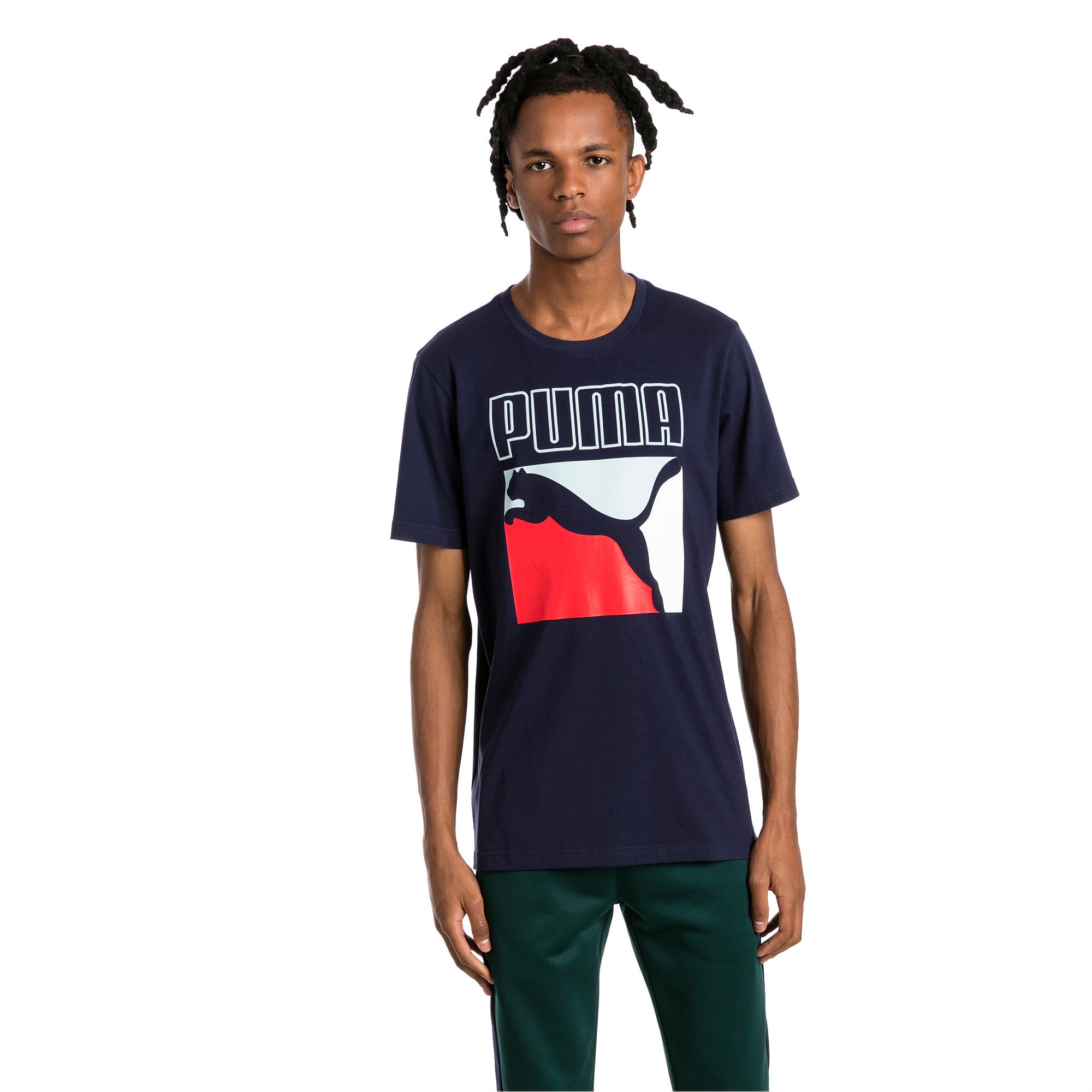 puma box logo t shirt