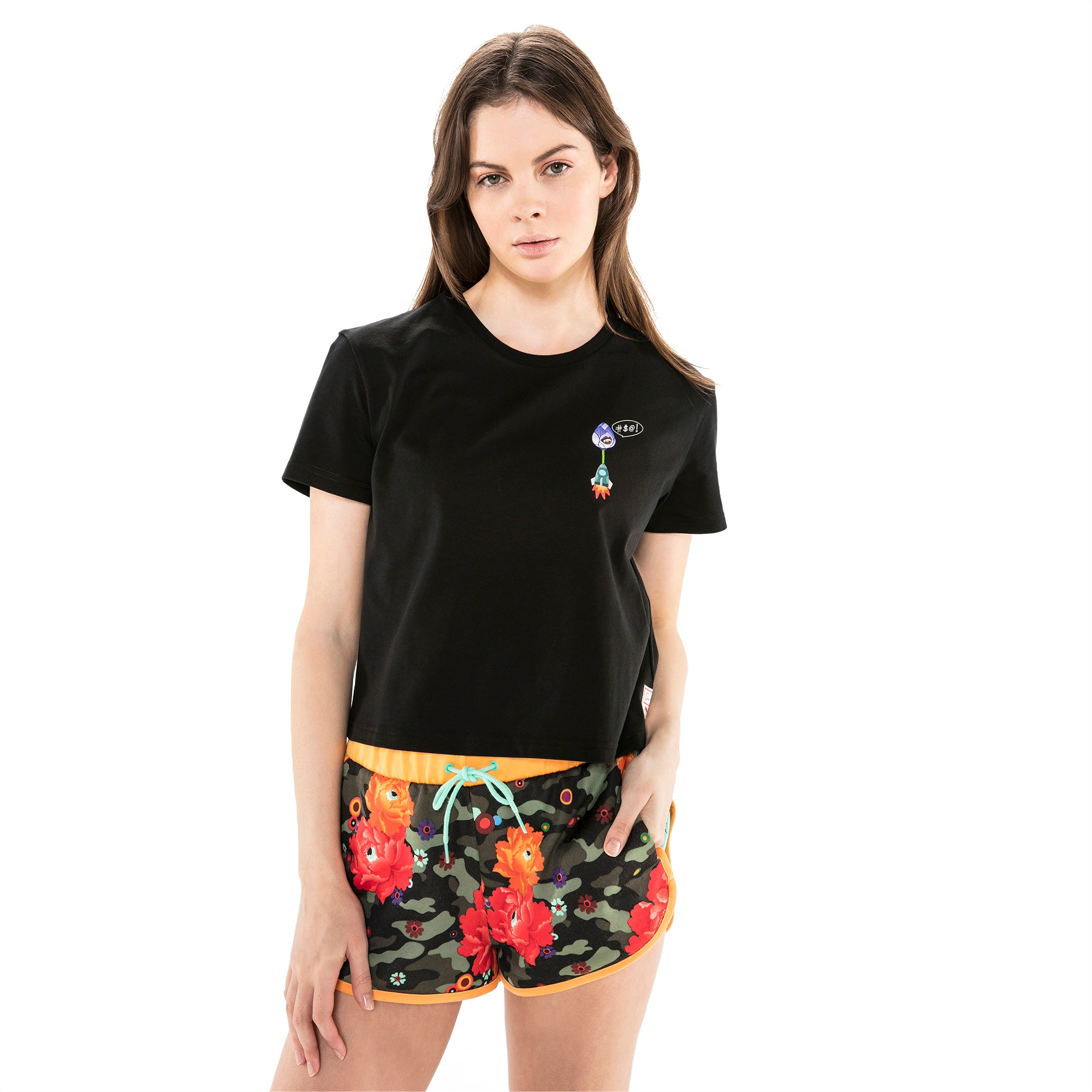 Puma x Sue Tsai Womens AOP V-Neck Sweatshirt – Extra Butter