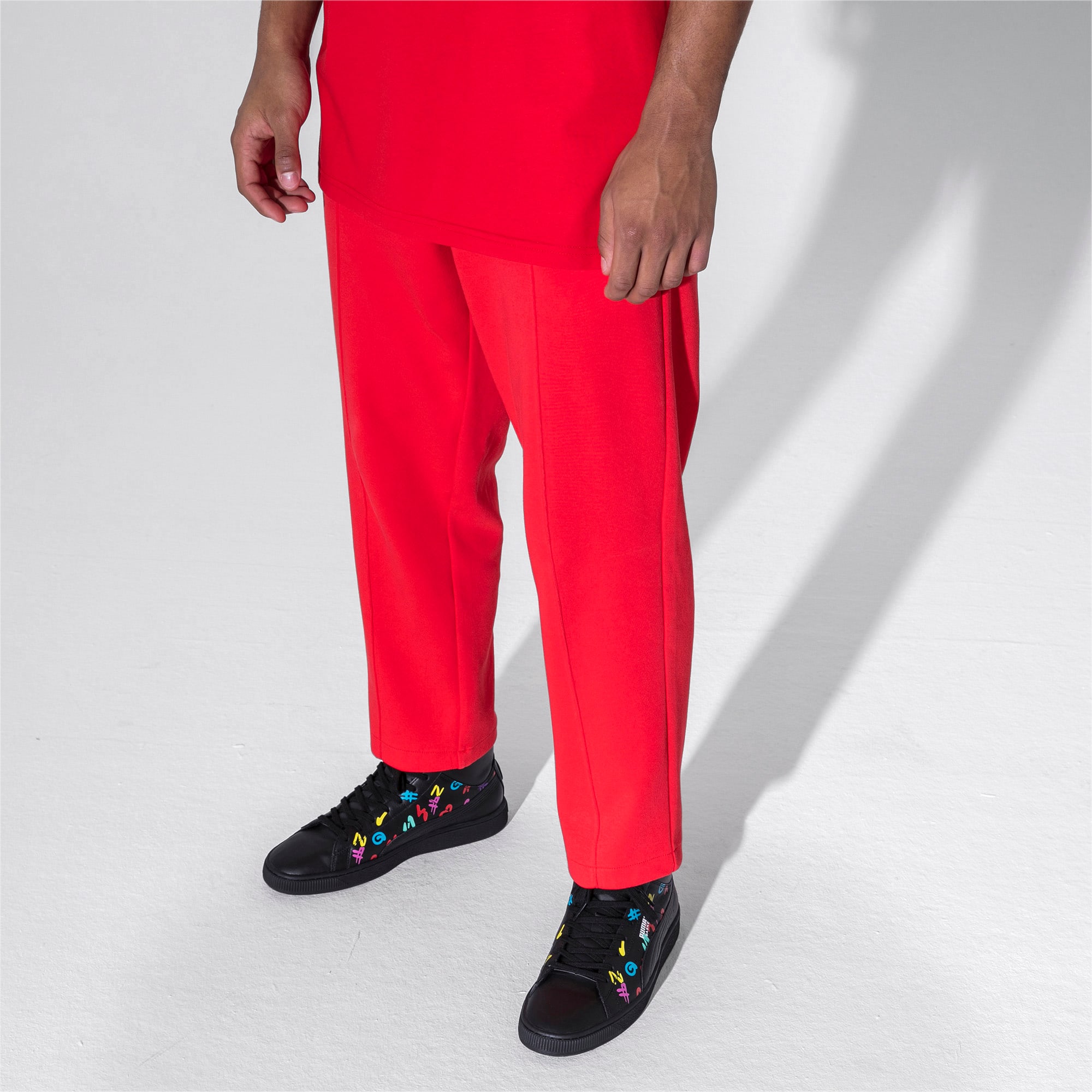 puma straight leg track pants