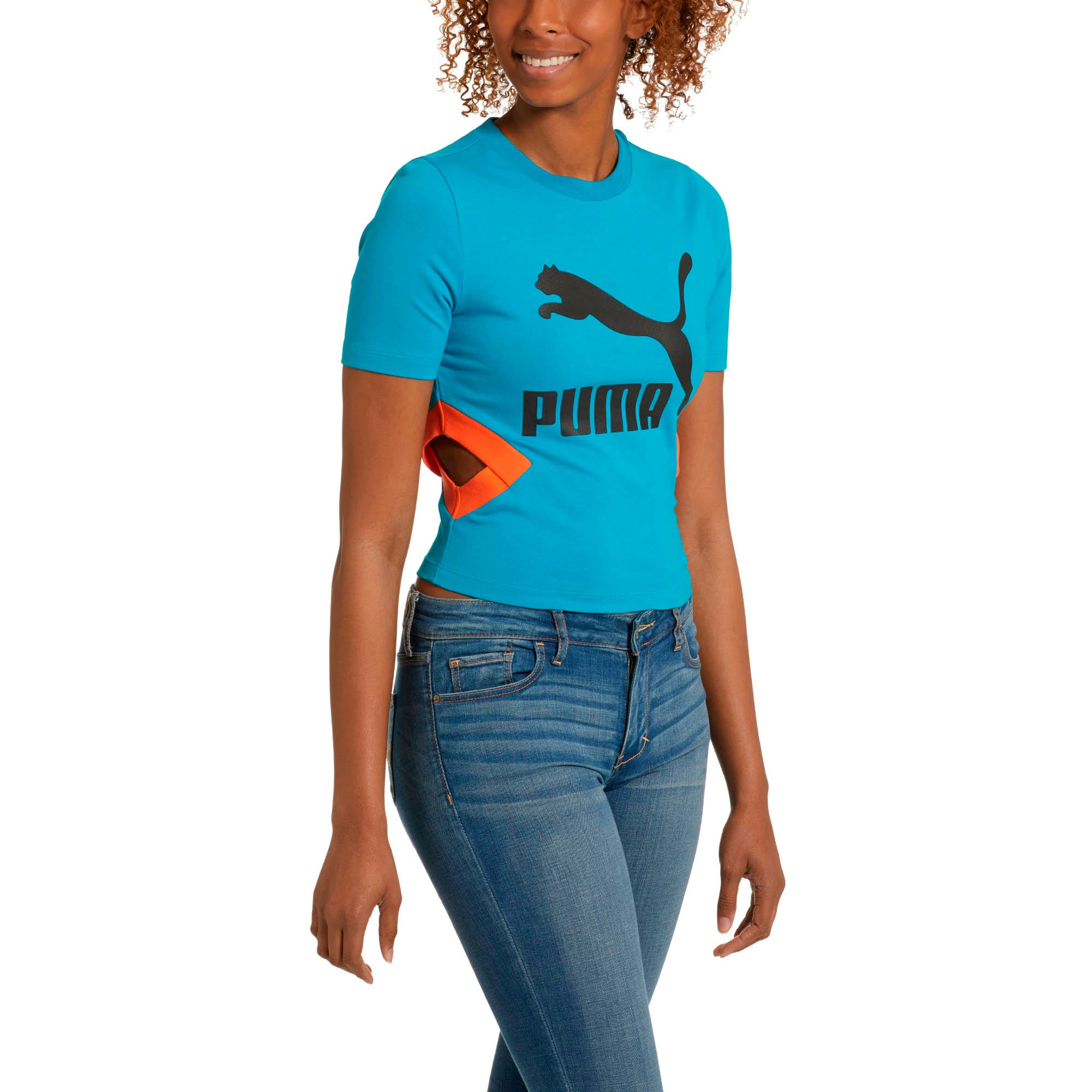 Classics Logo Women S Cut Out Top Puma Us