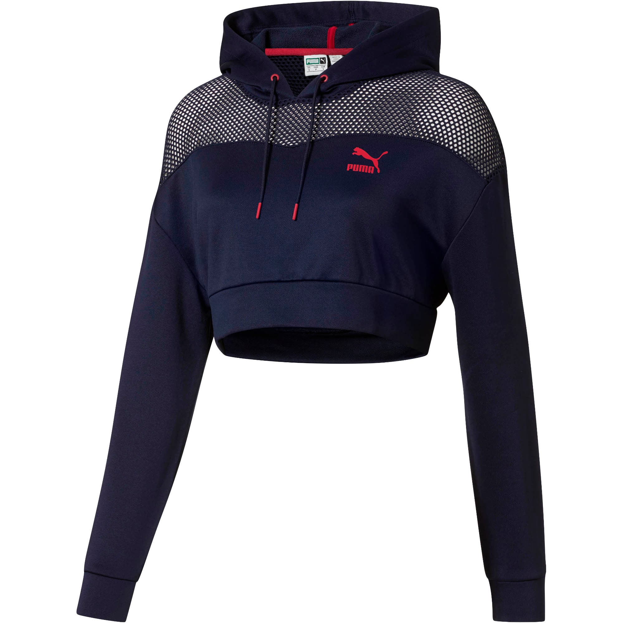 Puma women's cropped 2025 hoodie