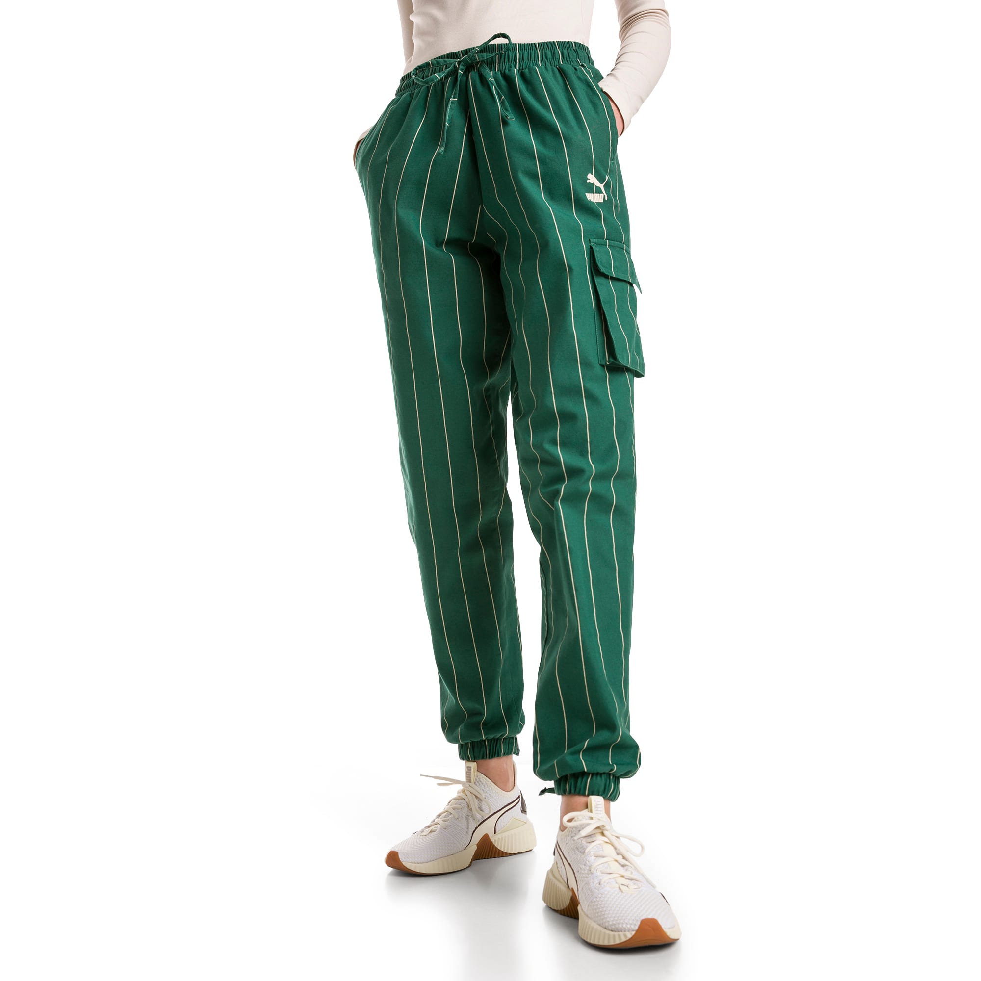 puma baggy pants green