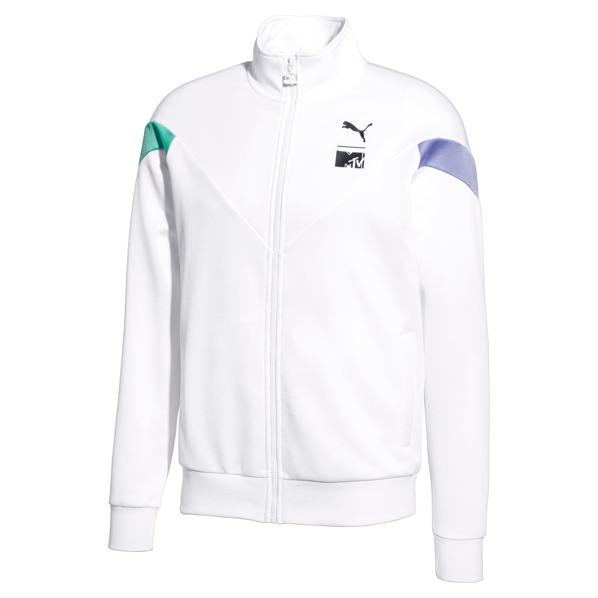 white puma track jacket