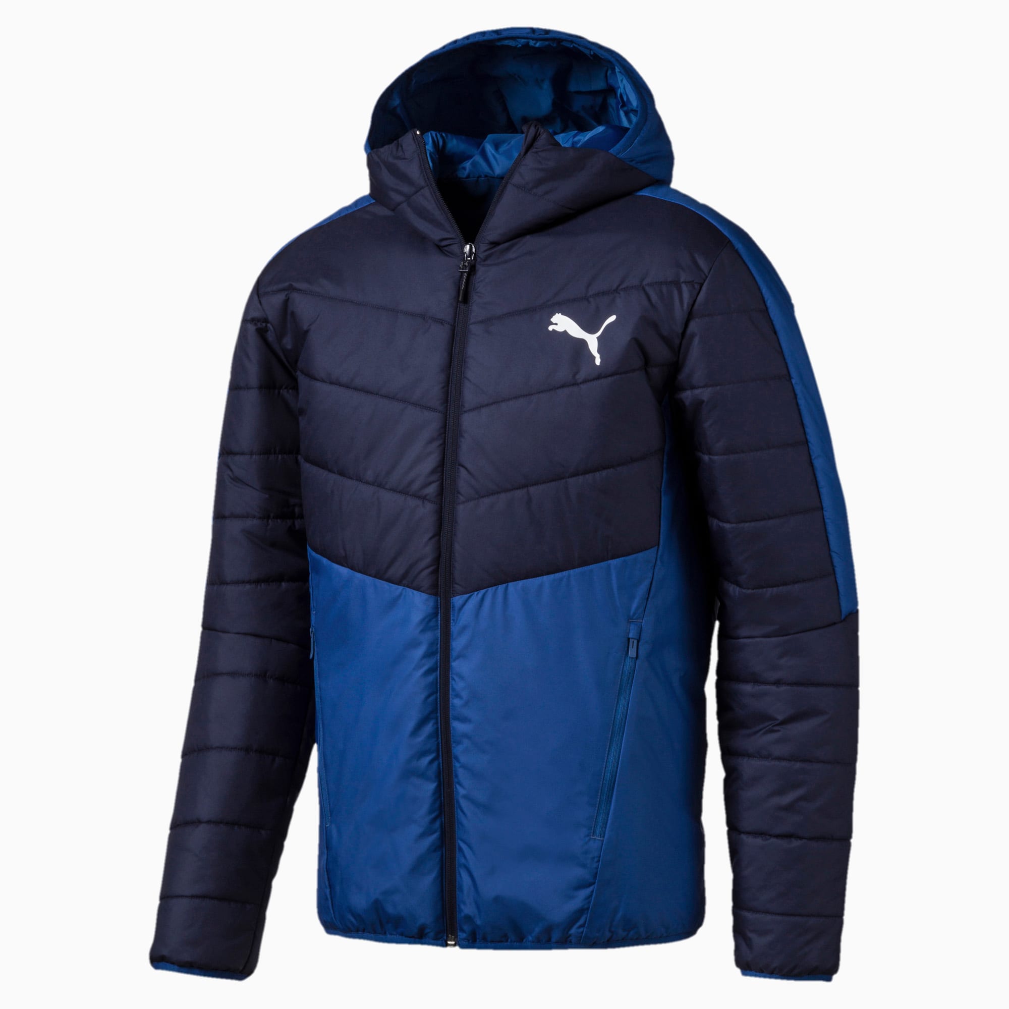 puma blue padded jacket