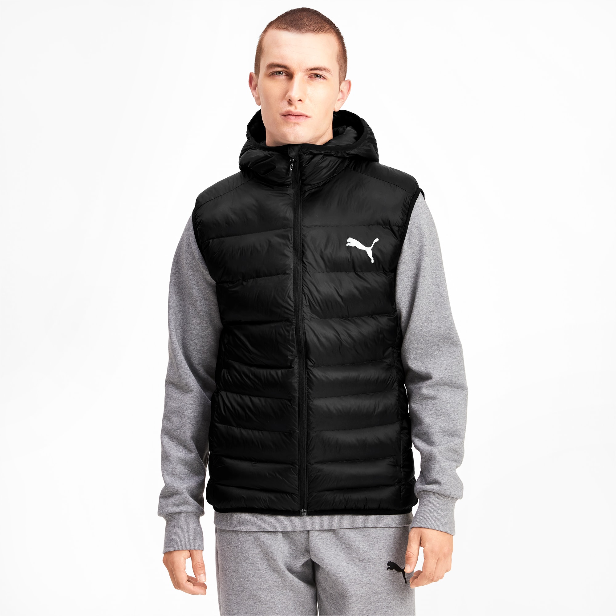 Ultralight Sleeveless Hooded Men's Vest 