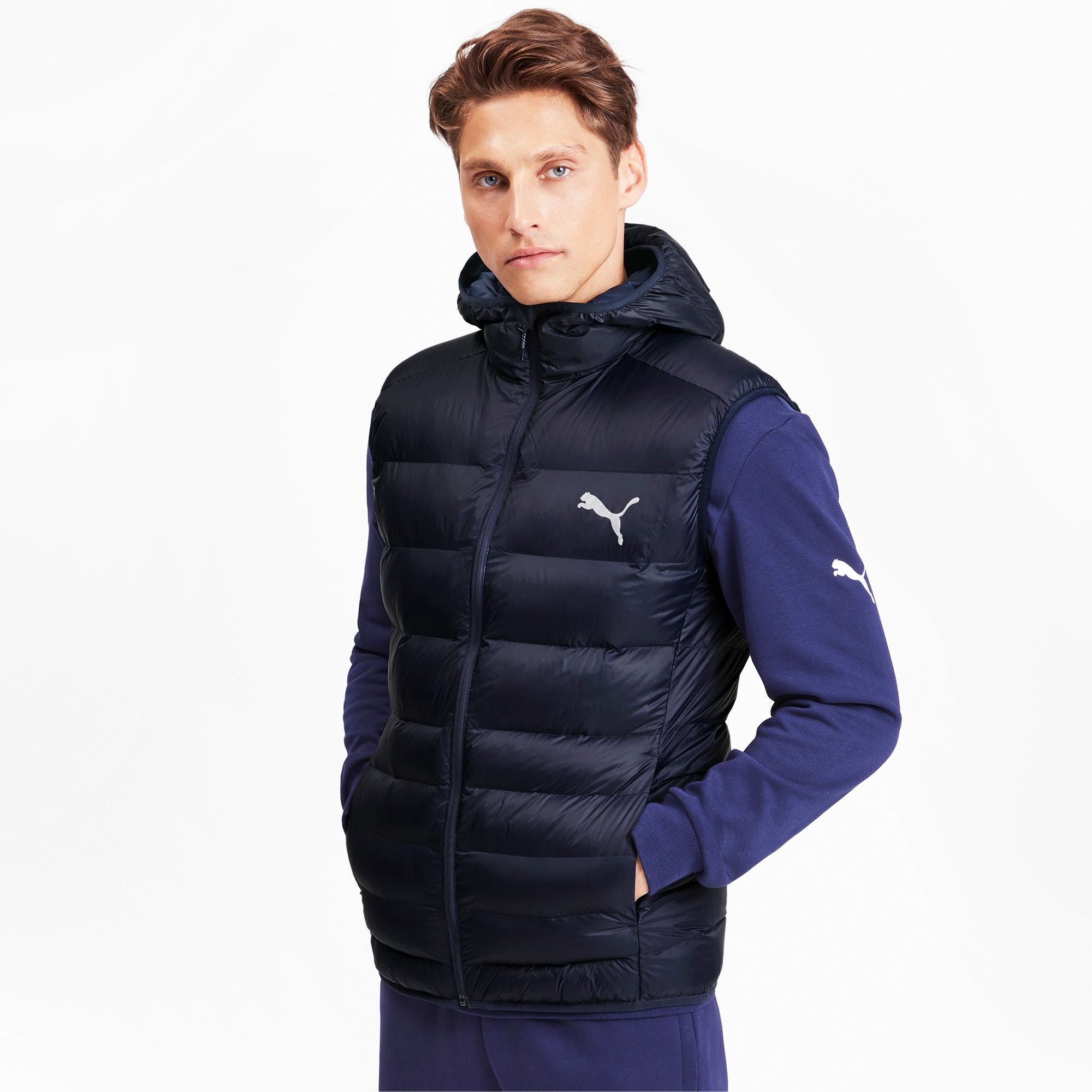 puma warmcell ultralight hooded jacket