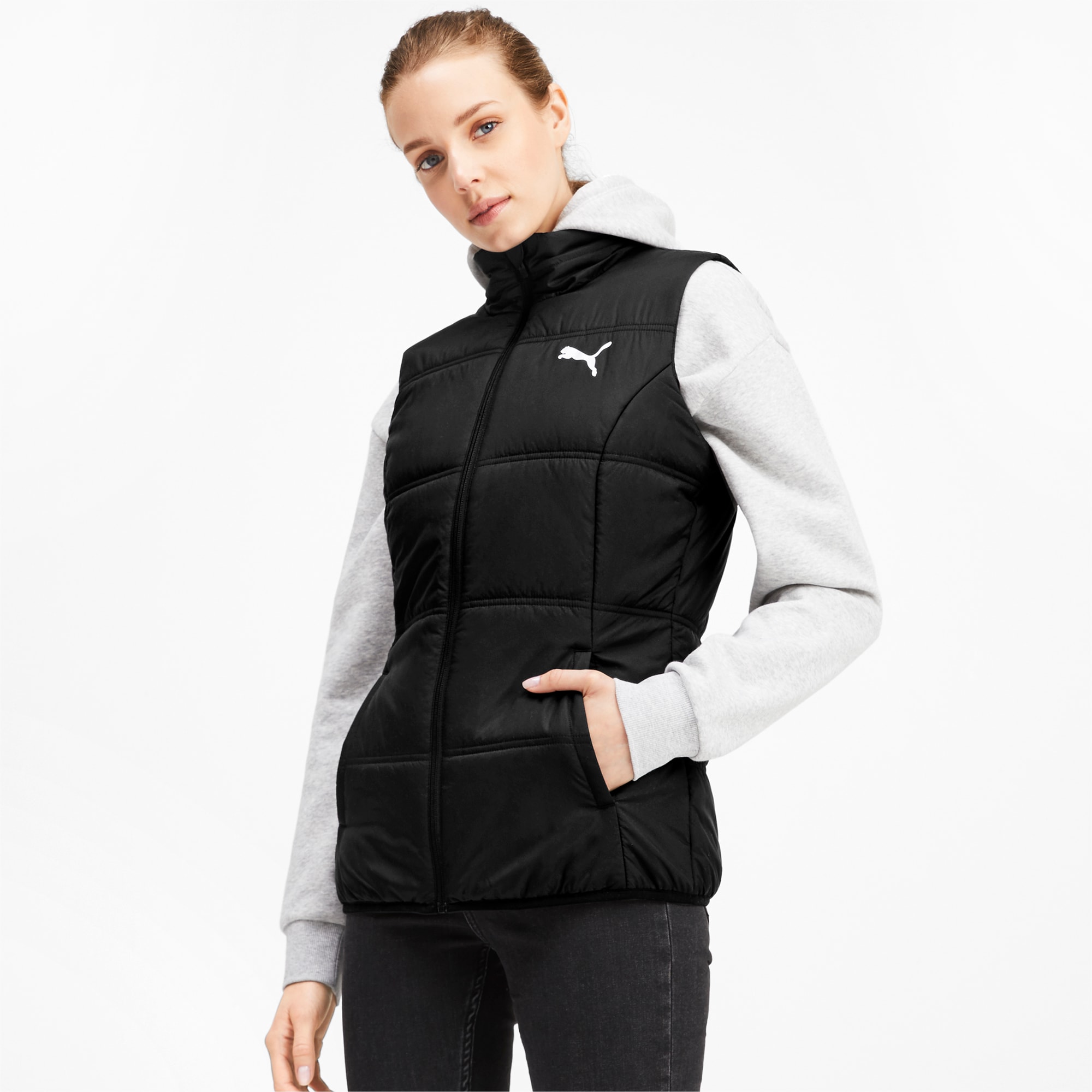 Puma puffer vest deals