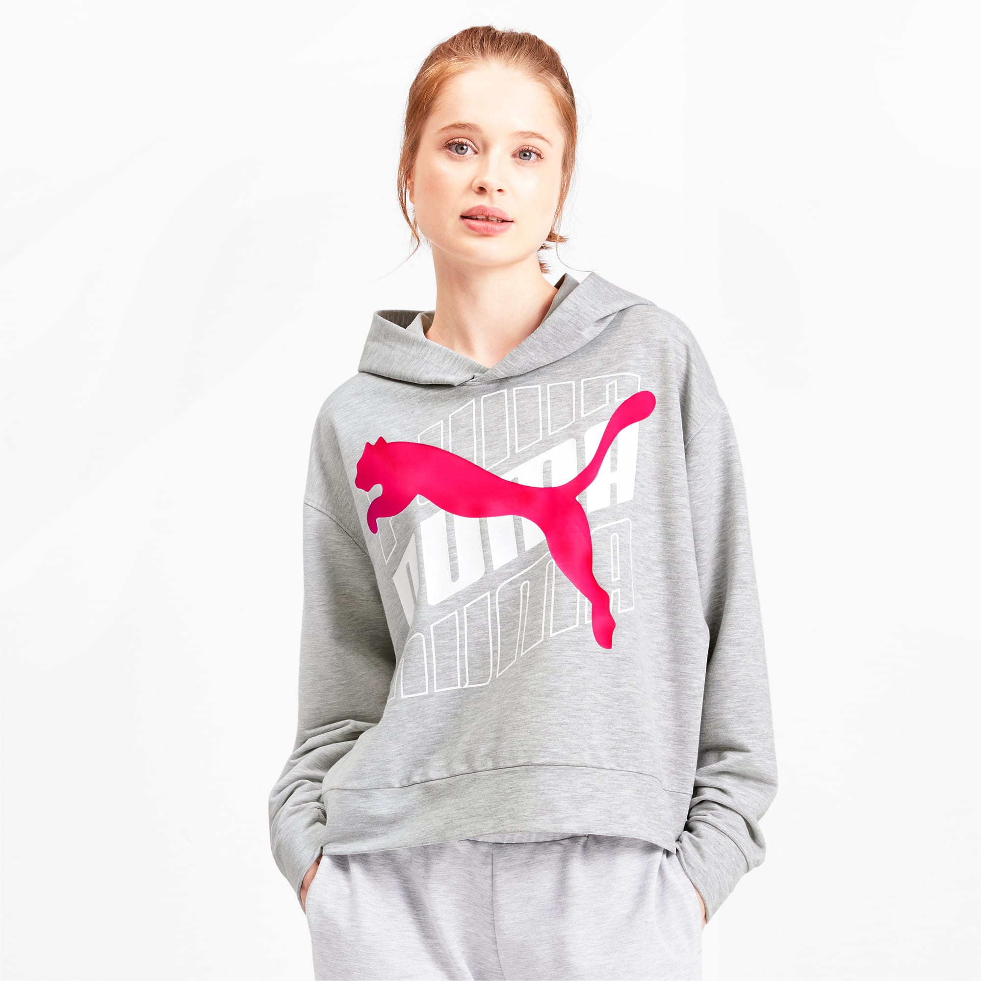 light pink puma hoodie