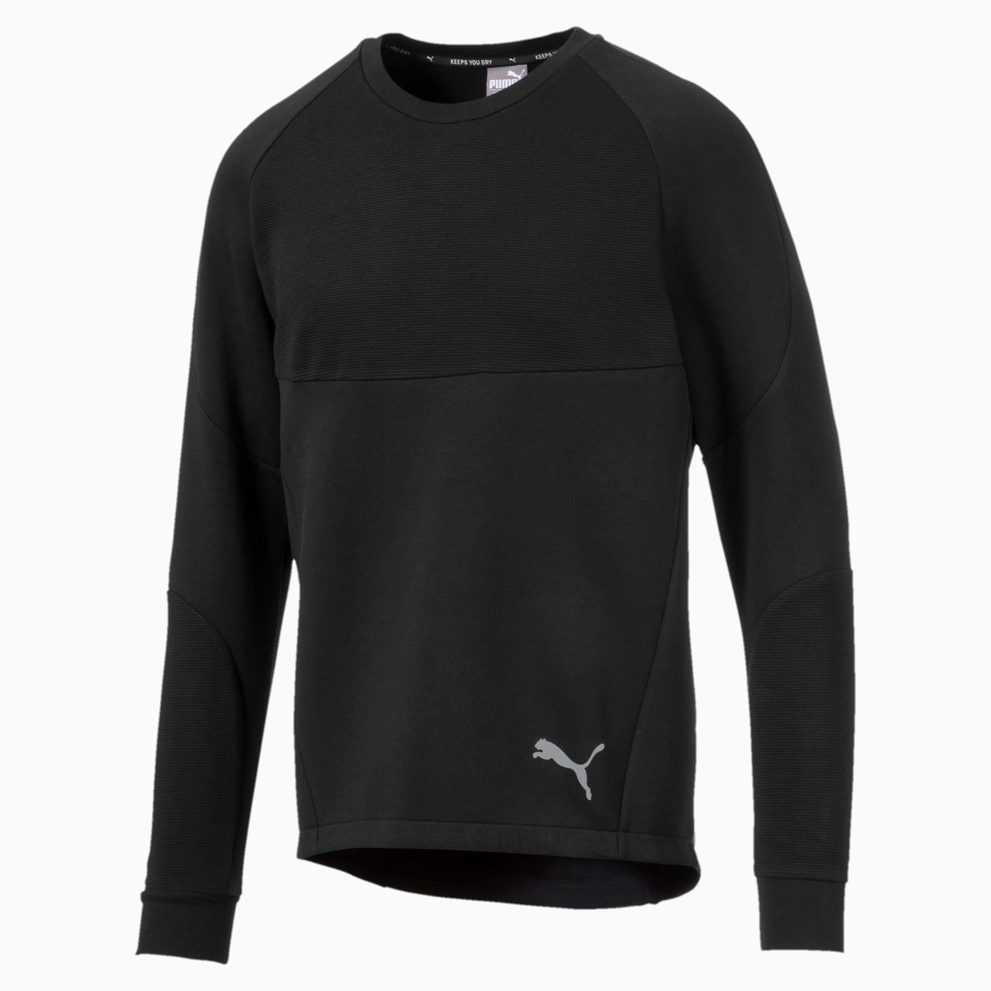 Black top puma sweatshirt