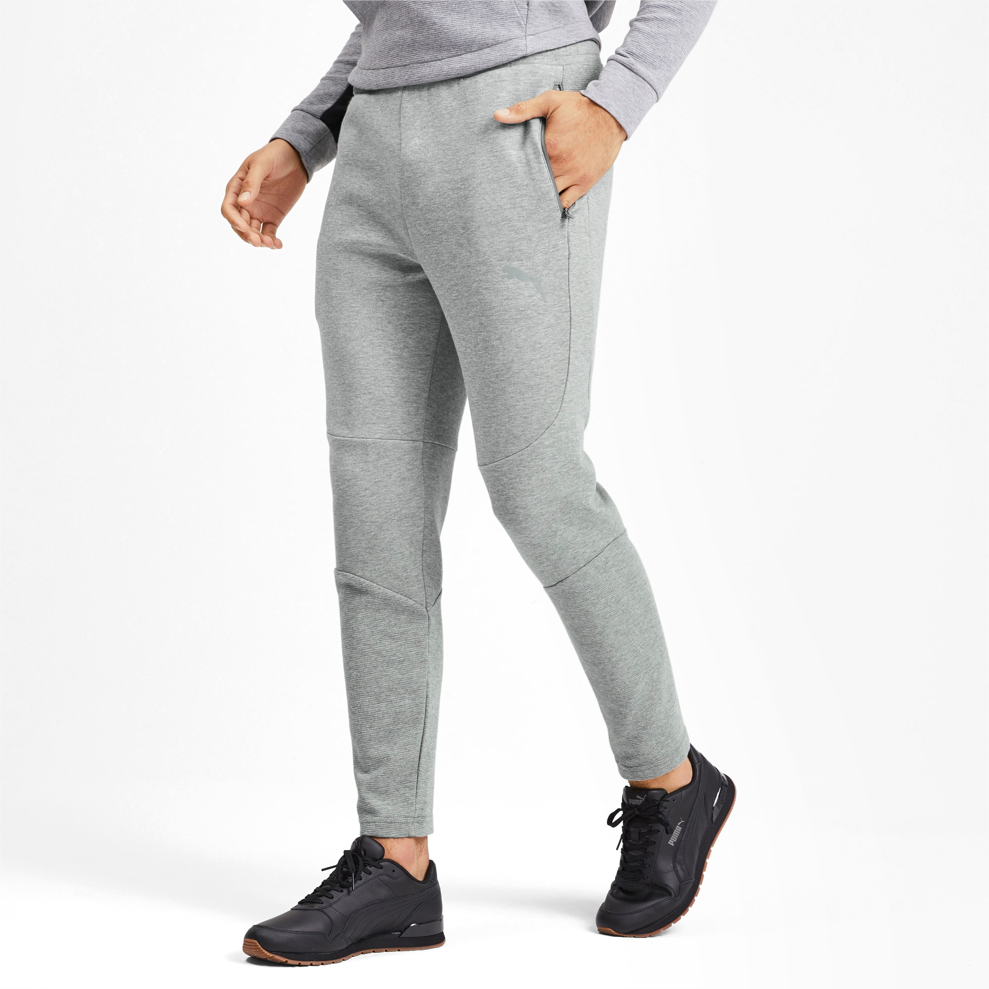 Evostripe Men's Pants | Medium Gray 
