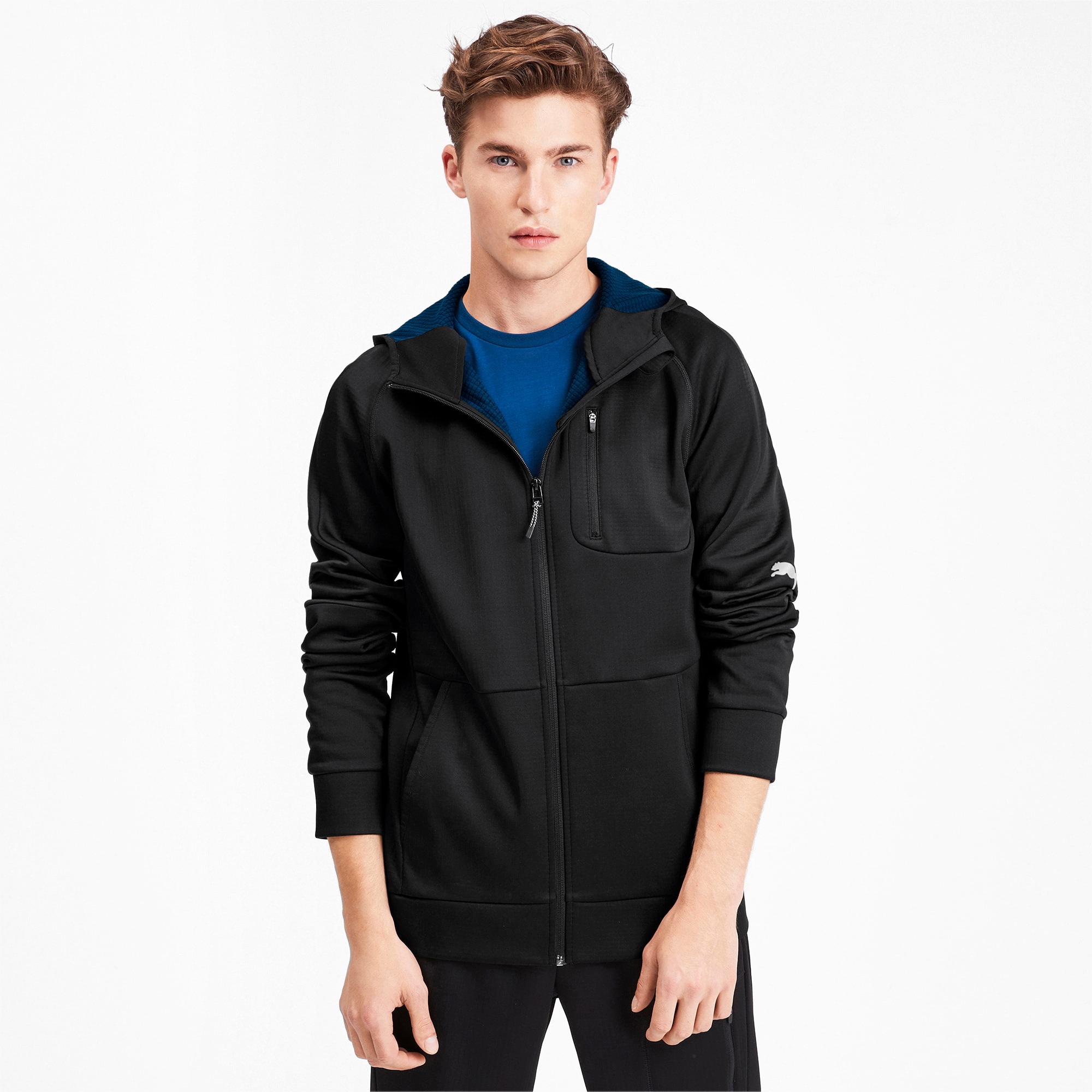 puma men's zip hoodie