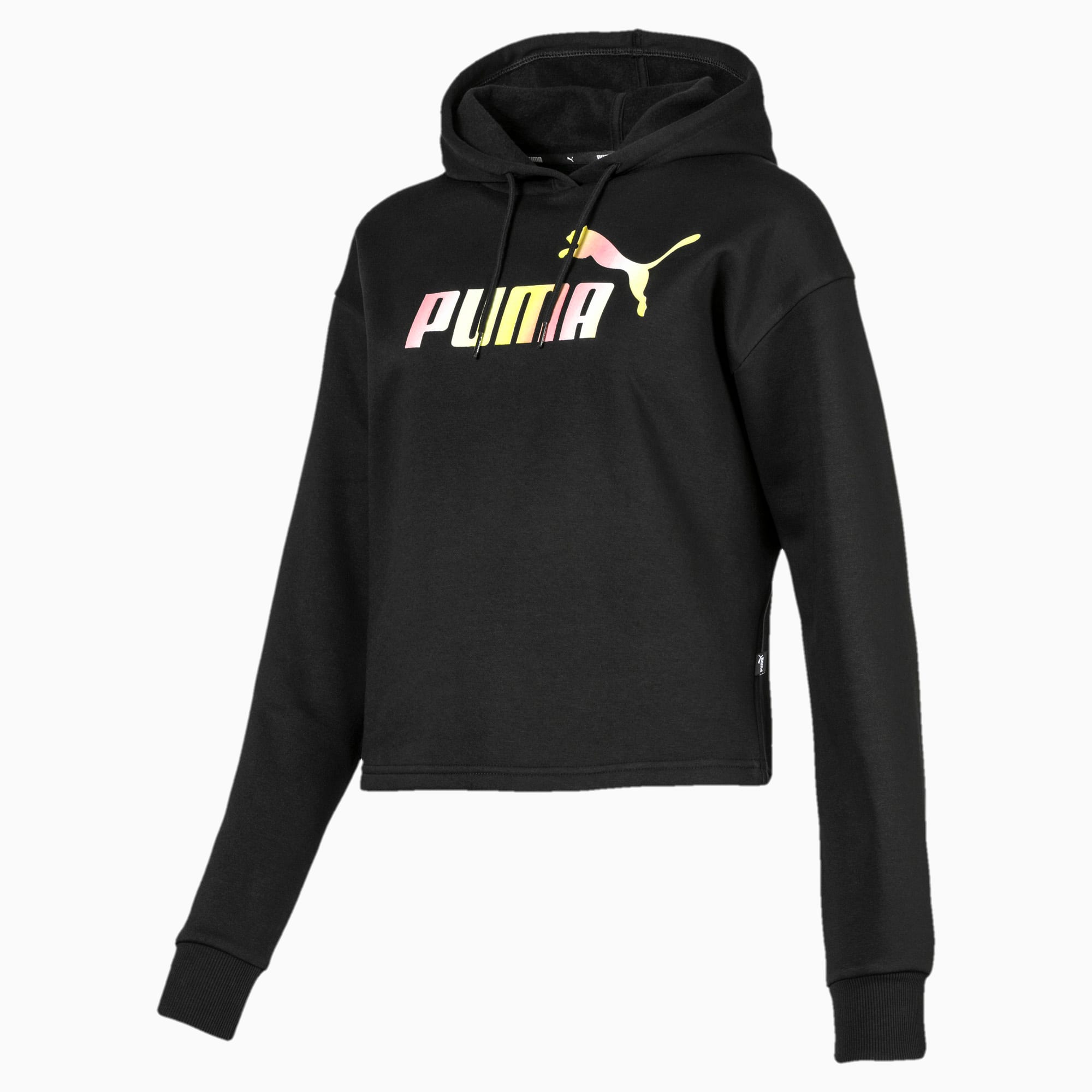 Puma amplified cropped hot sale hoodie