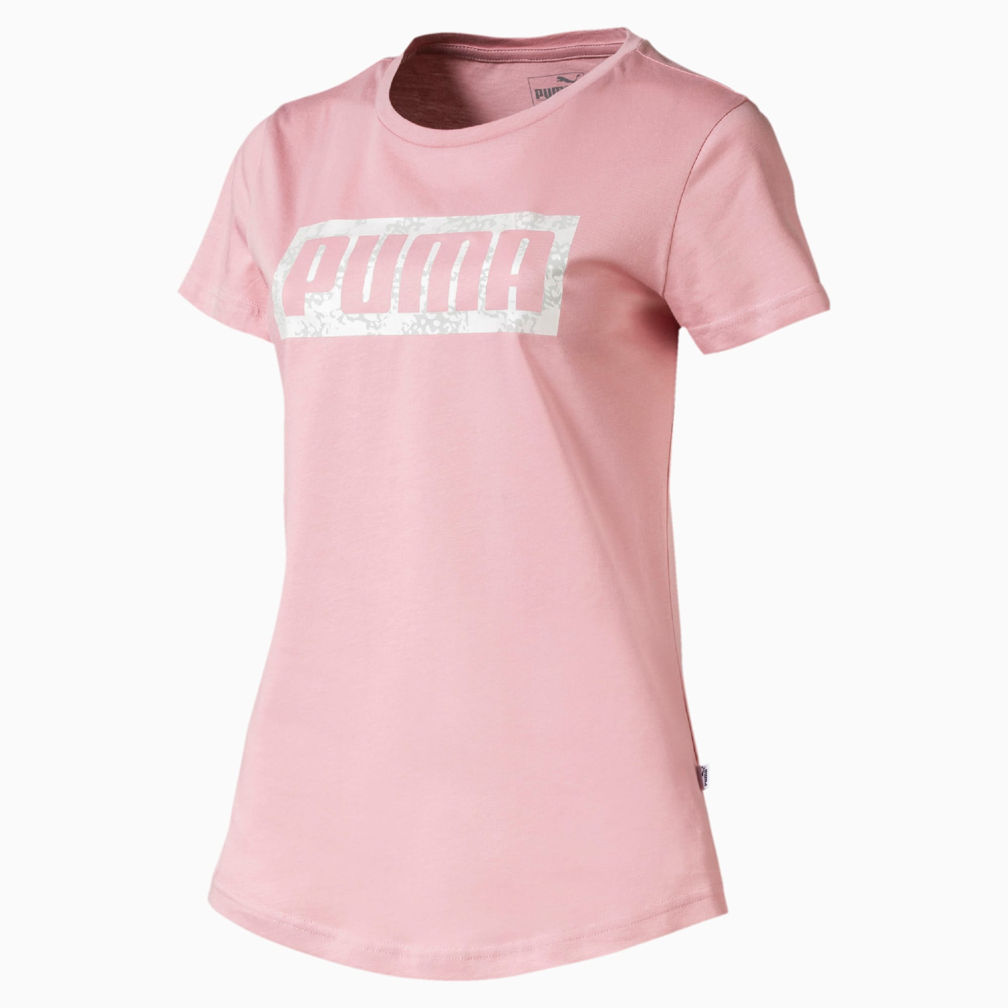 White and pink outlet puma shirt