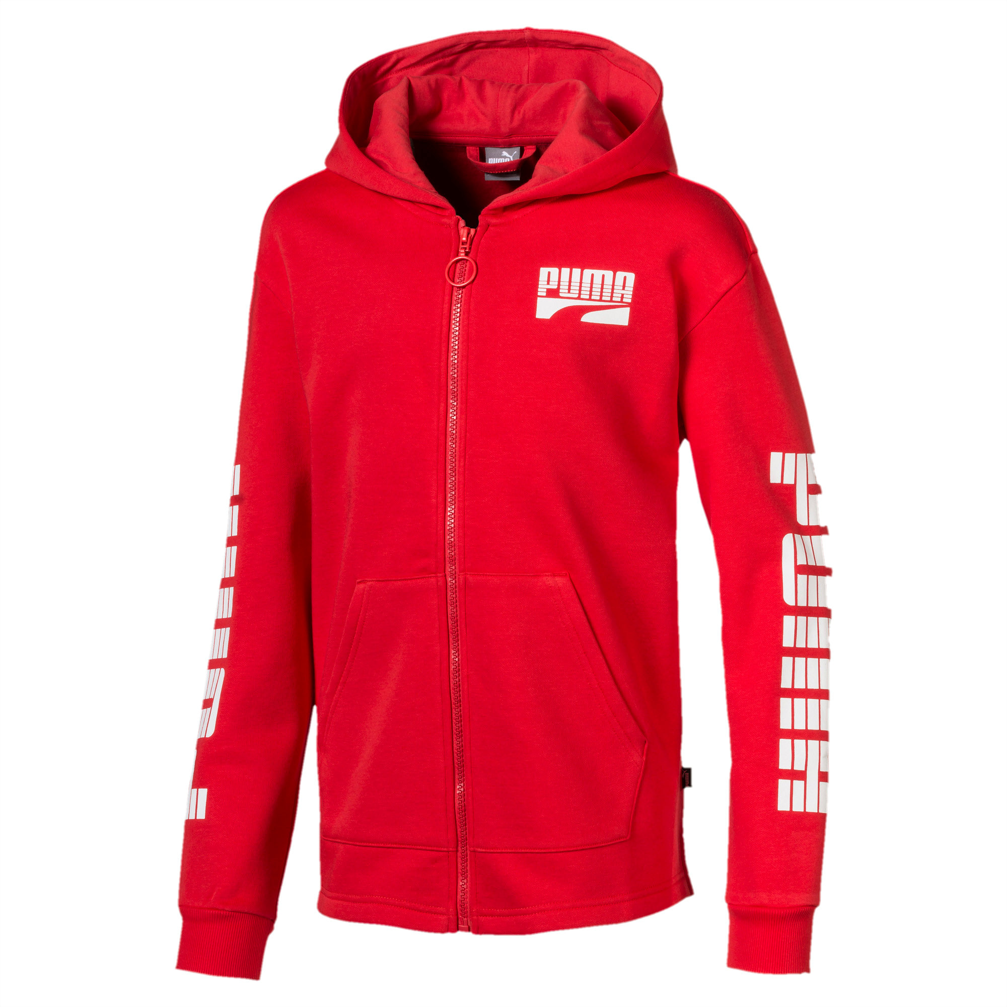 Rebel Hooded Boys Jacket High Risk Red Puma Shoes Puma