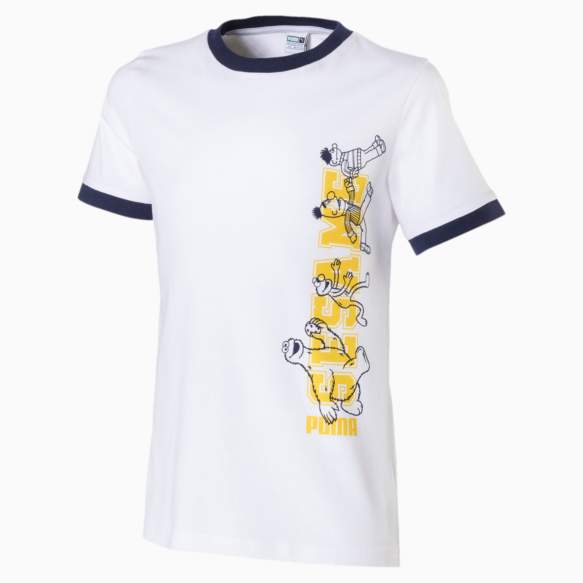 puma yellow t shirt