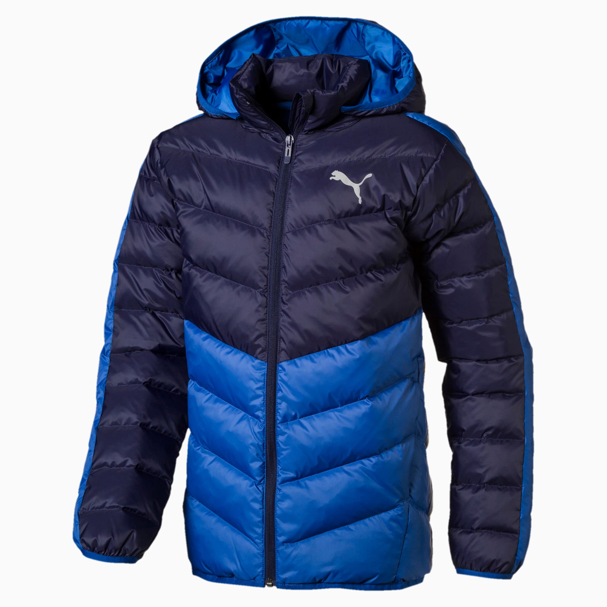 puma blue quilted jackets