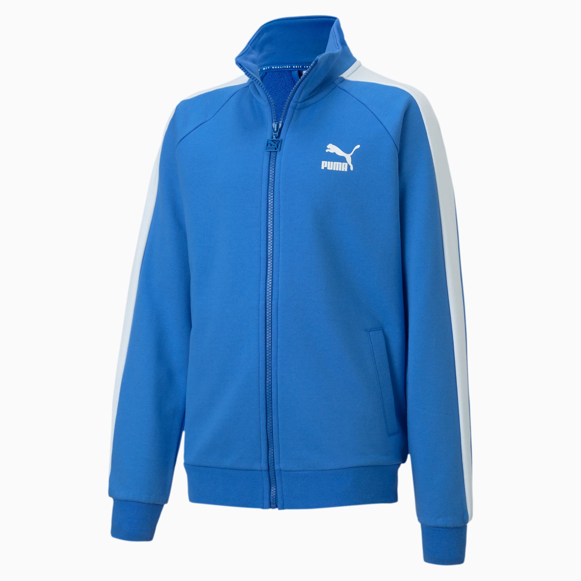 Blue puma track jacket clearance