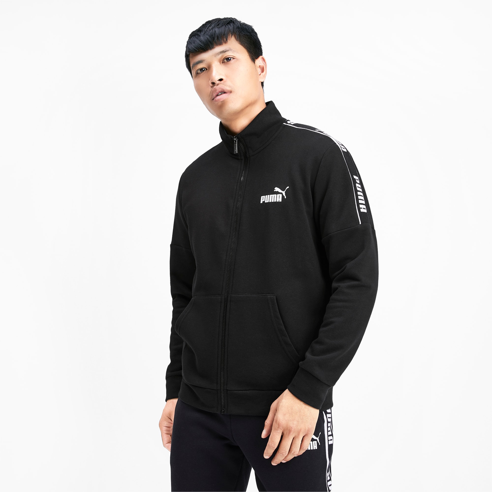 black puma track jacket