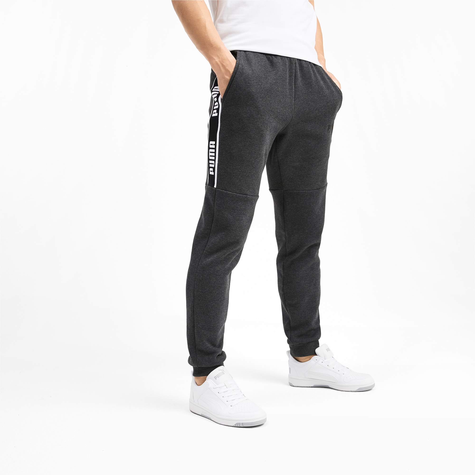 puma men's drycell fleece pants