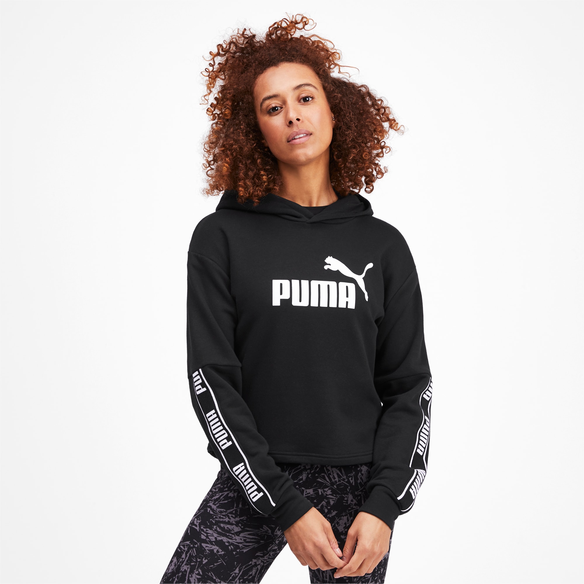 puma crop top hoodie