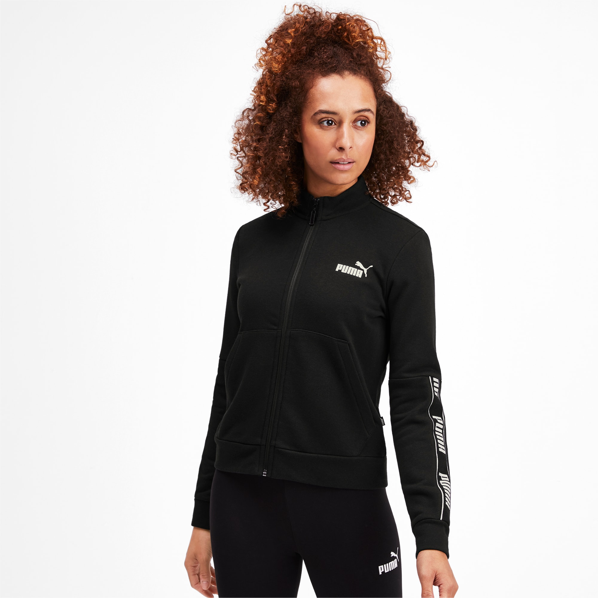 puma black jacket womens