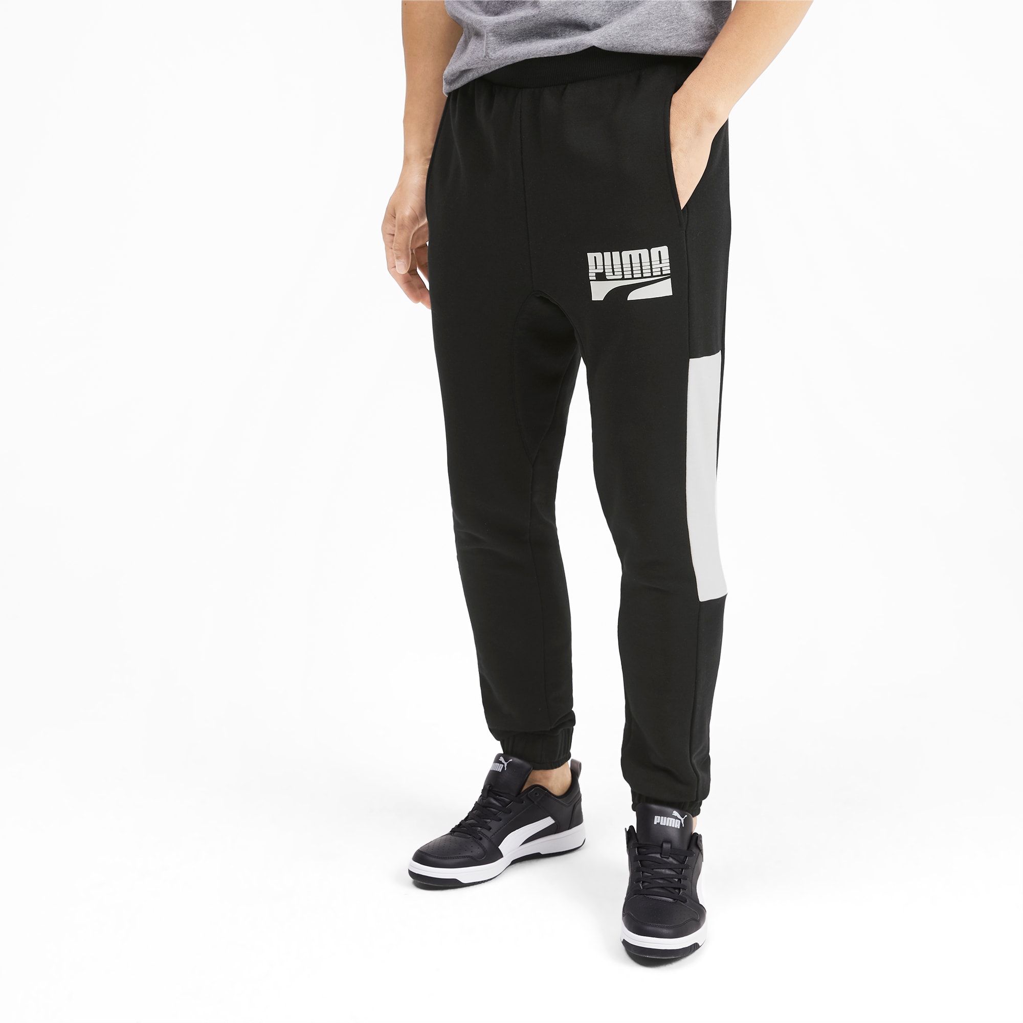 Puma rebel track pants deals