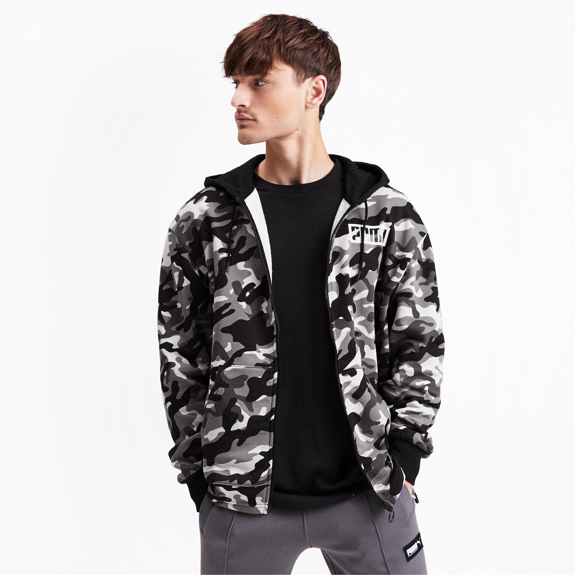 camo fleece hoodie