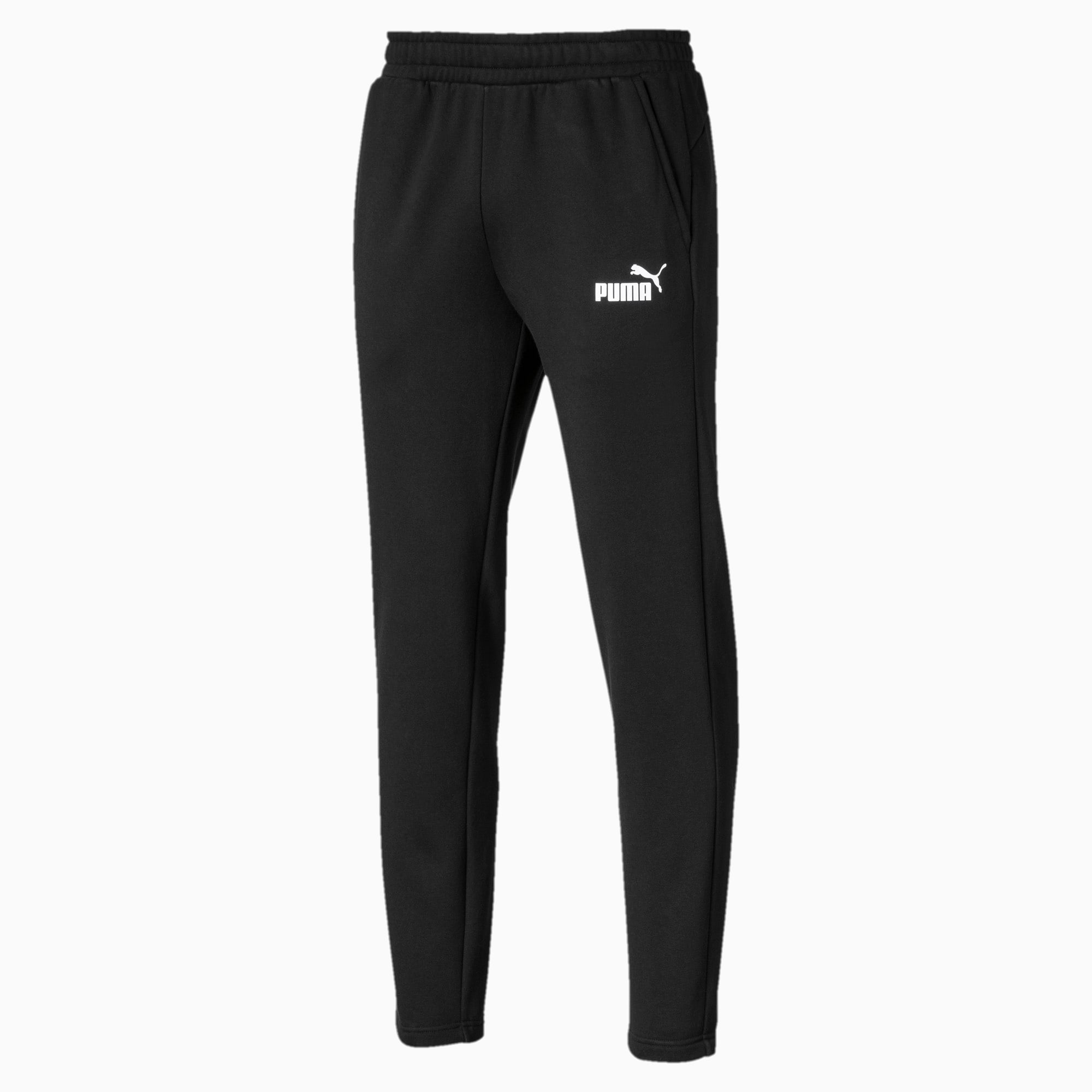 puma tapered fleece pants mens