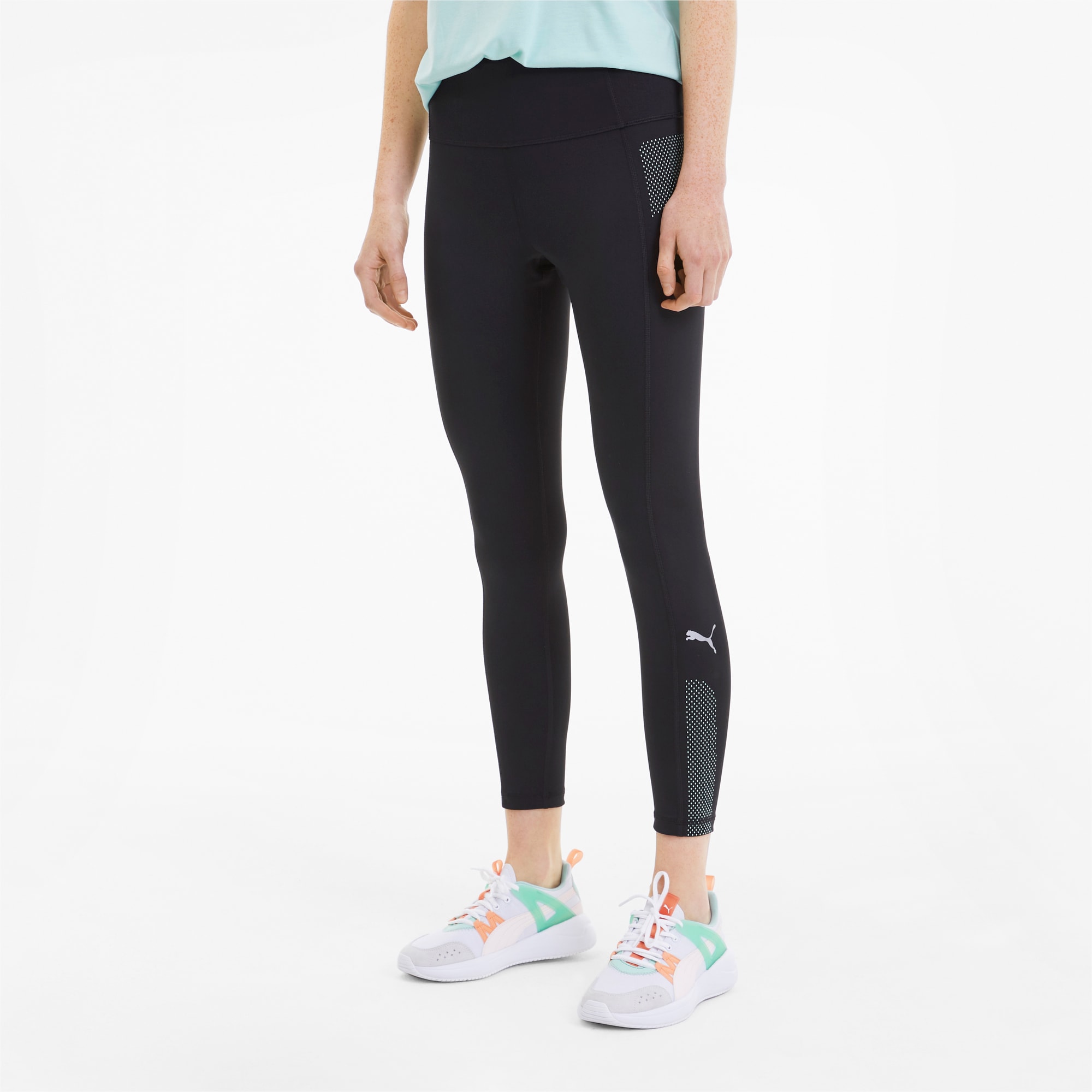 Evostripe High 7/8 Women's Leggings | Puma Black-Mist Green | PUMA  Loungewear | PUMA United Kingdom