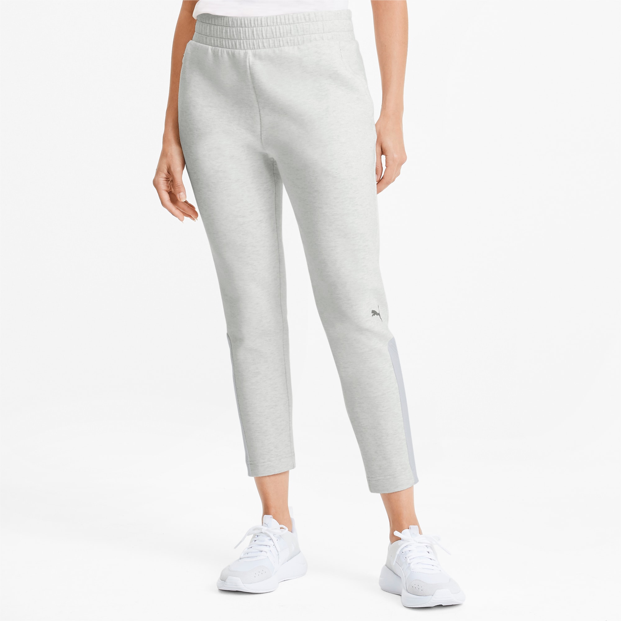 puma sweatpants with white stripe