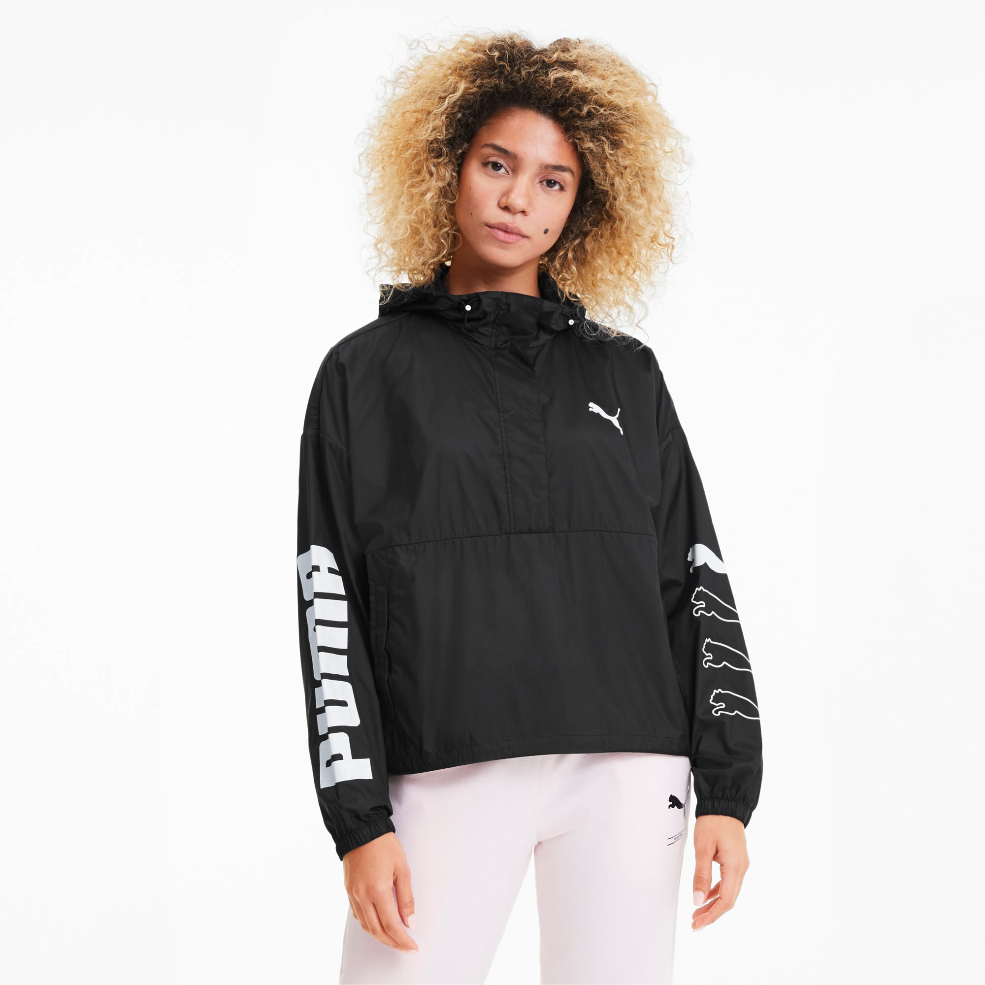 half zip up windbreaker