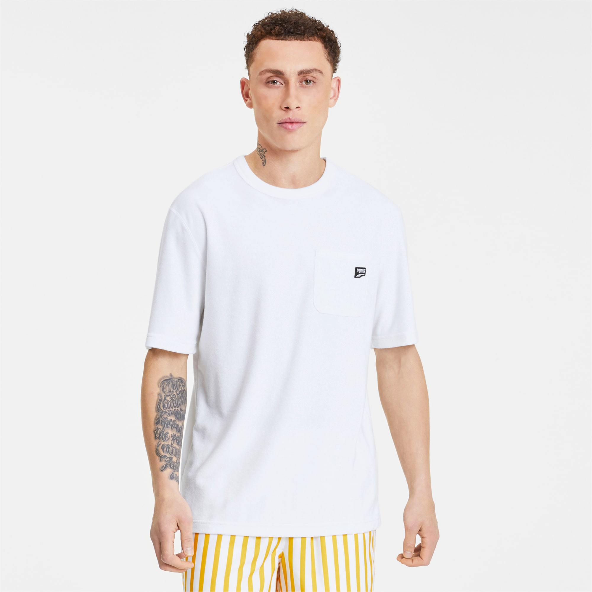 puma towelling t shirt