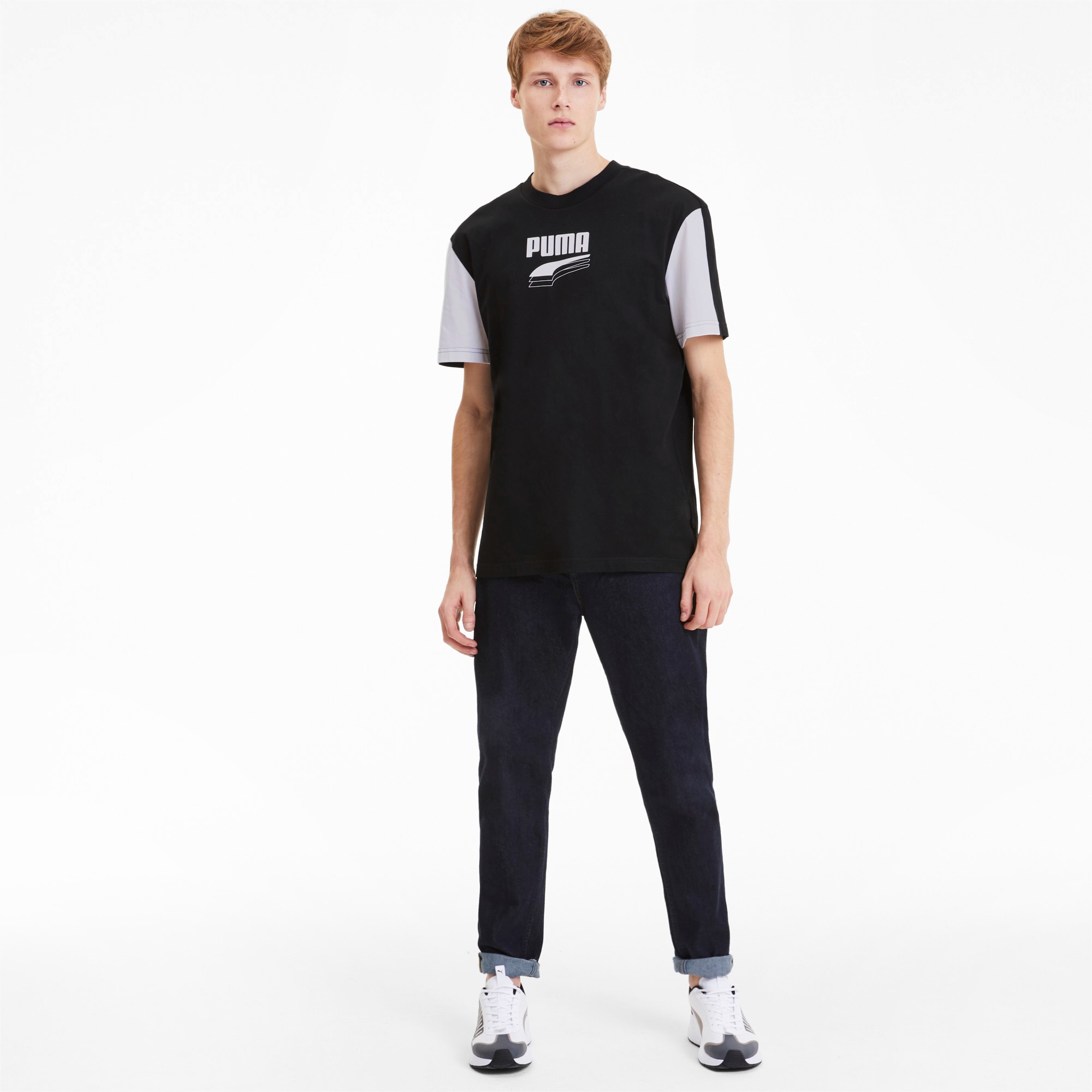 REBEL Block Men s Tee PUMA PUMA Basic Apparels PUMA