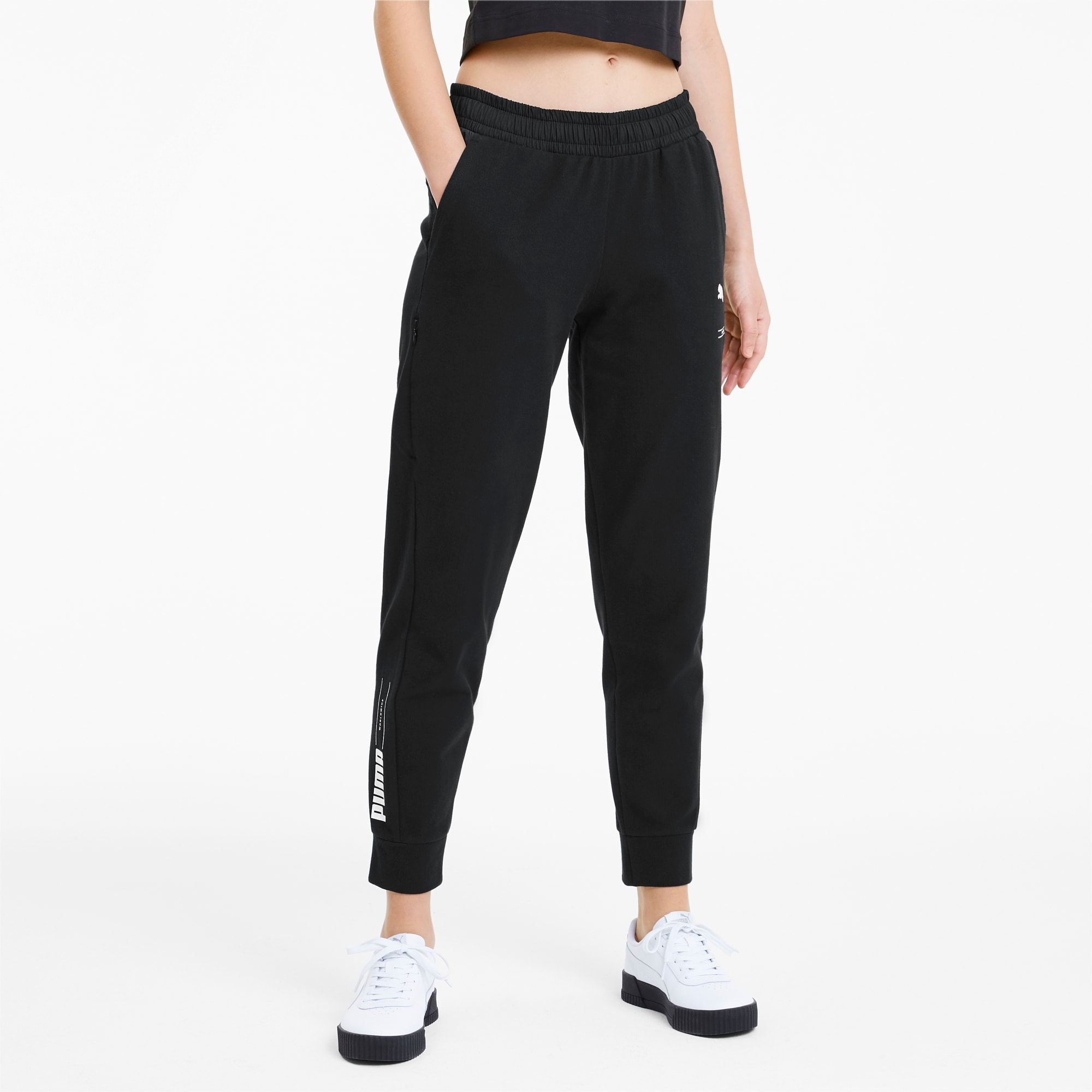 puma black sweatpants