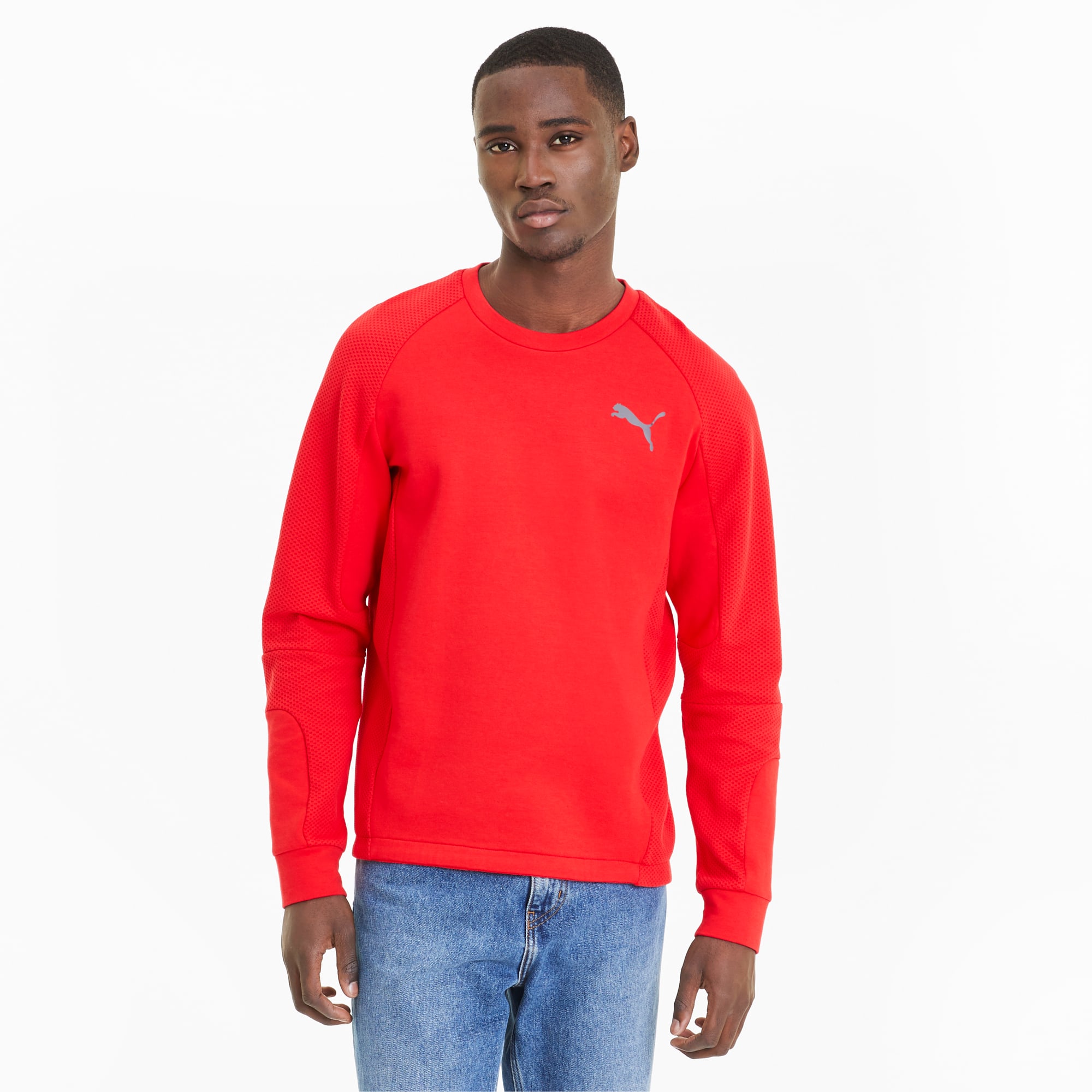 Evostripe Men S Crewneck Sweatshirt Puma Us