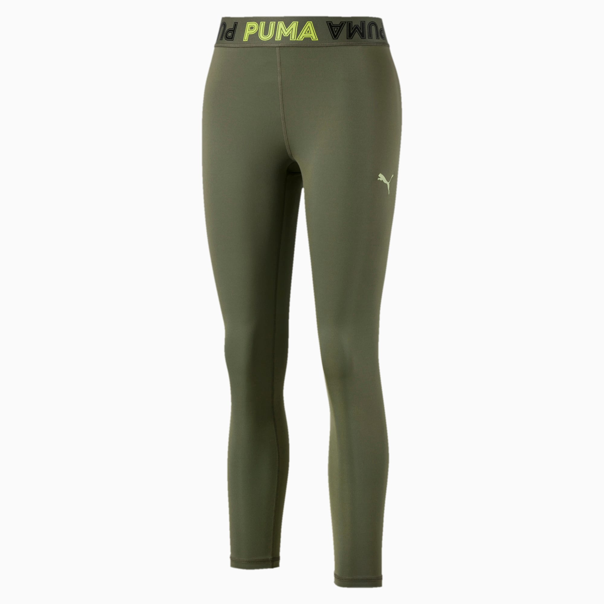 Olive green puma leggings top