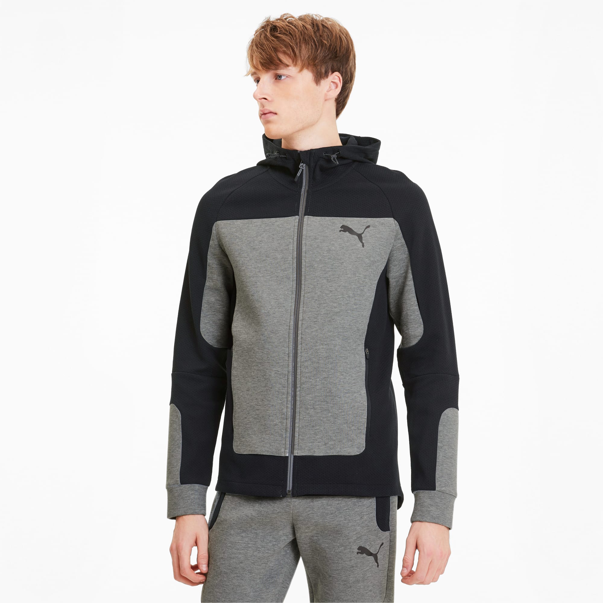 puma men's evostripe track jacket
